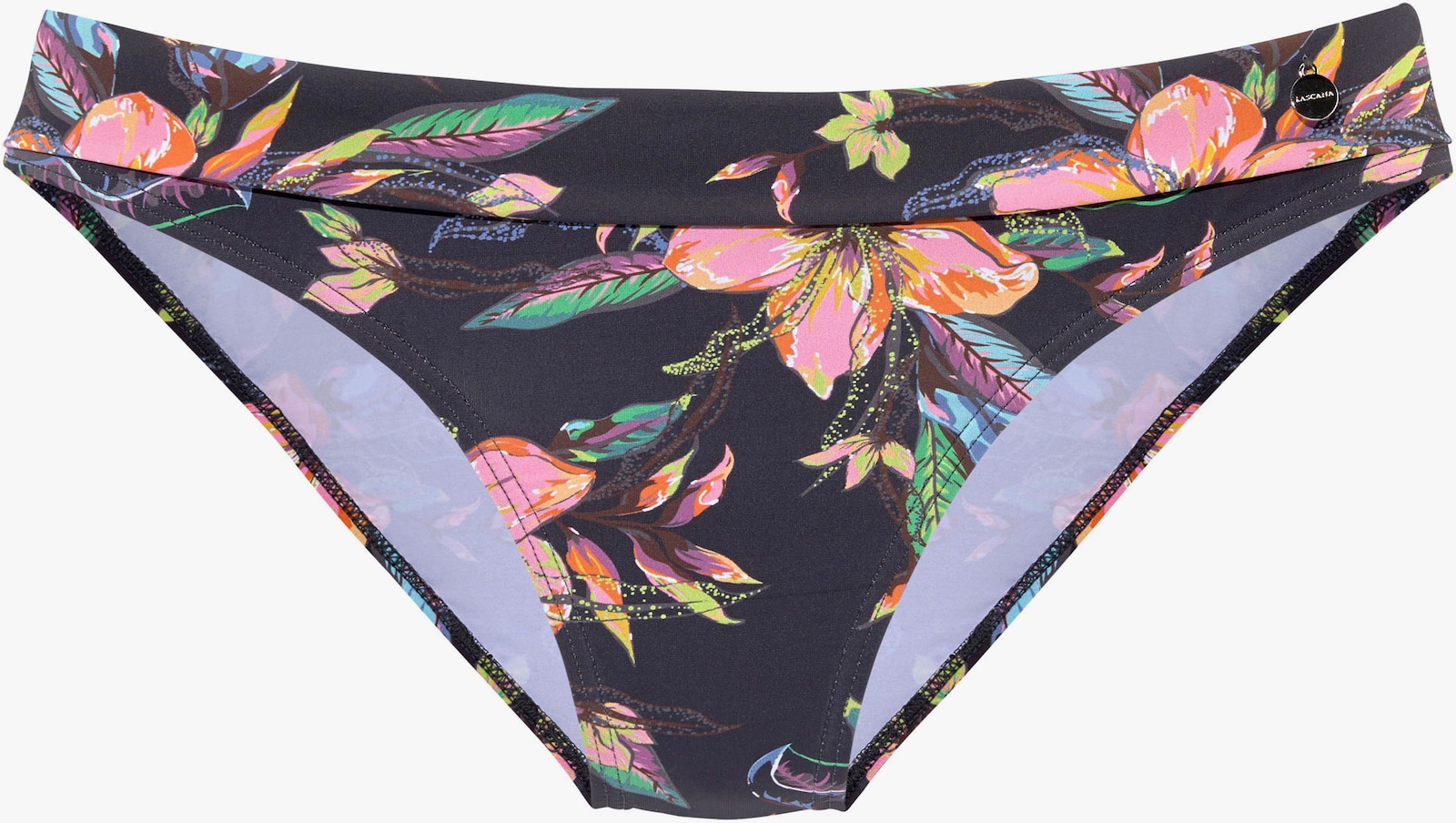 LASCANA Bikini-Hose - anthrazit-bedruckt
