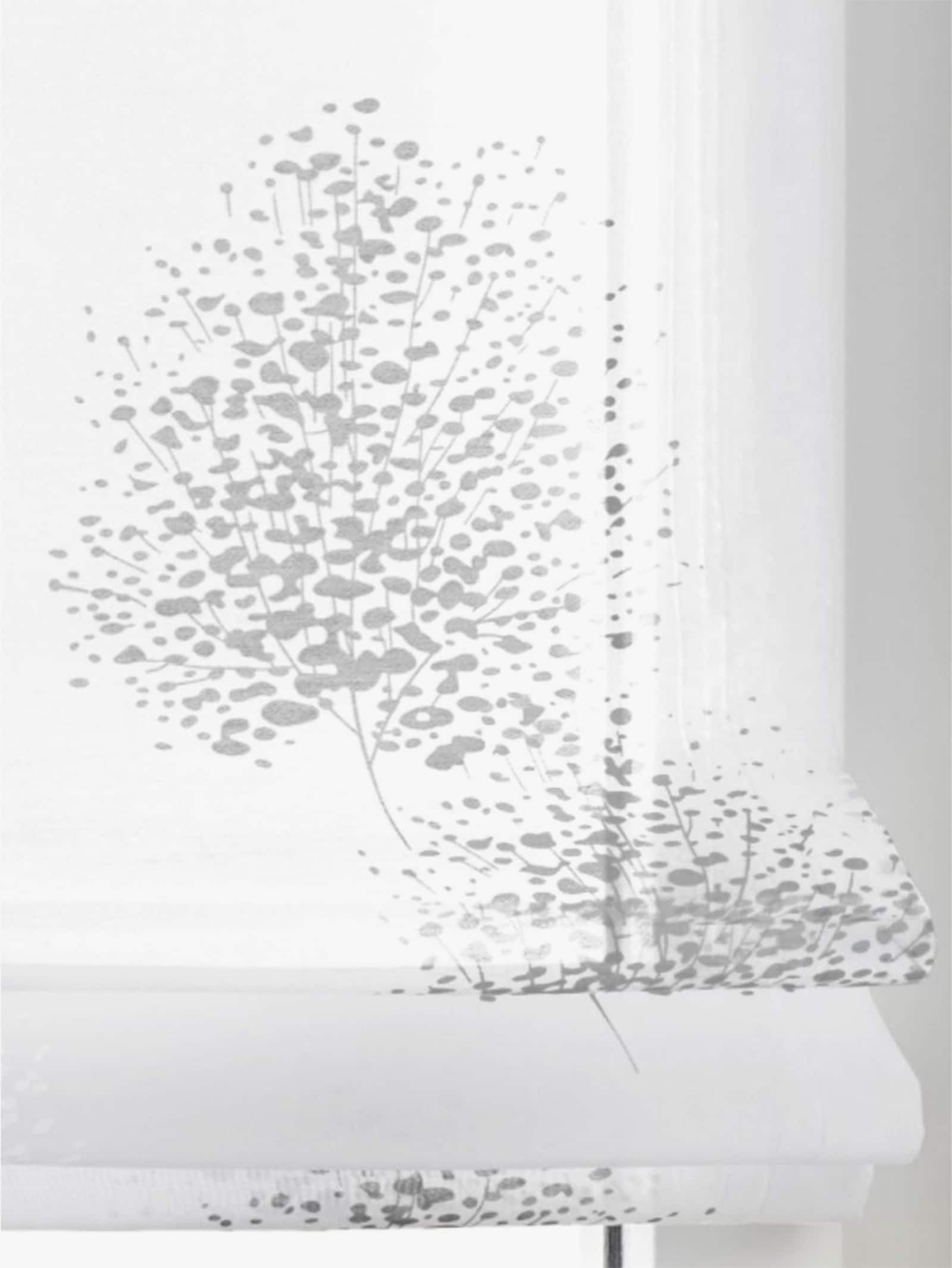 heine home Raffrollo - anthrazit-weiß