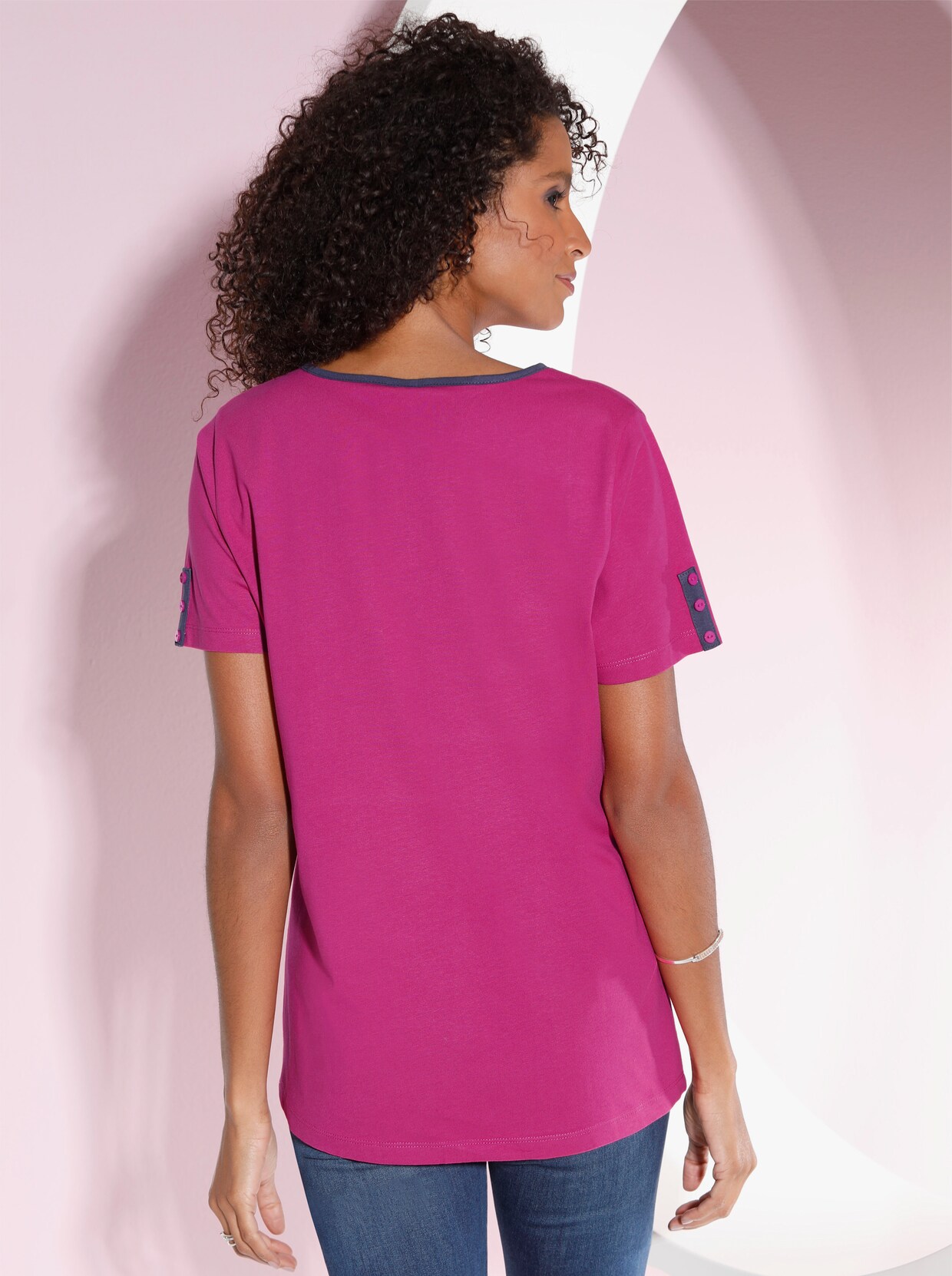 Shirt met korte mouwen - pink