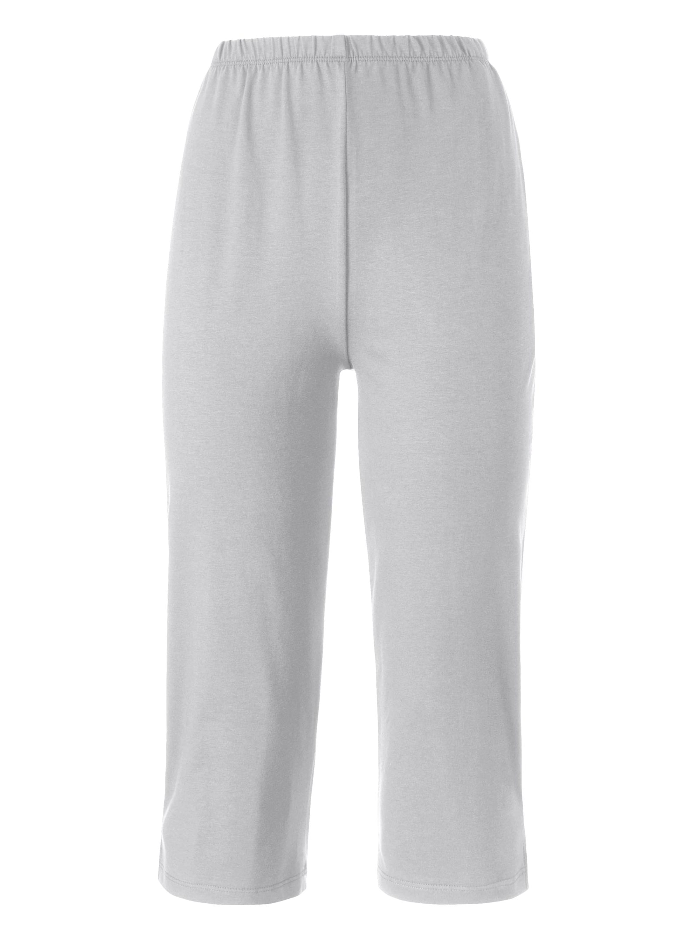 feel good Capri-Hosen - schwarz + grau-meliert