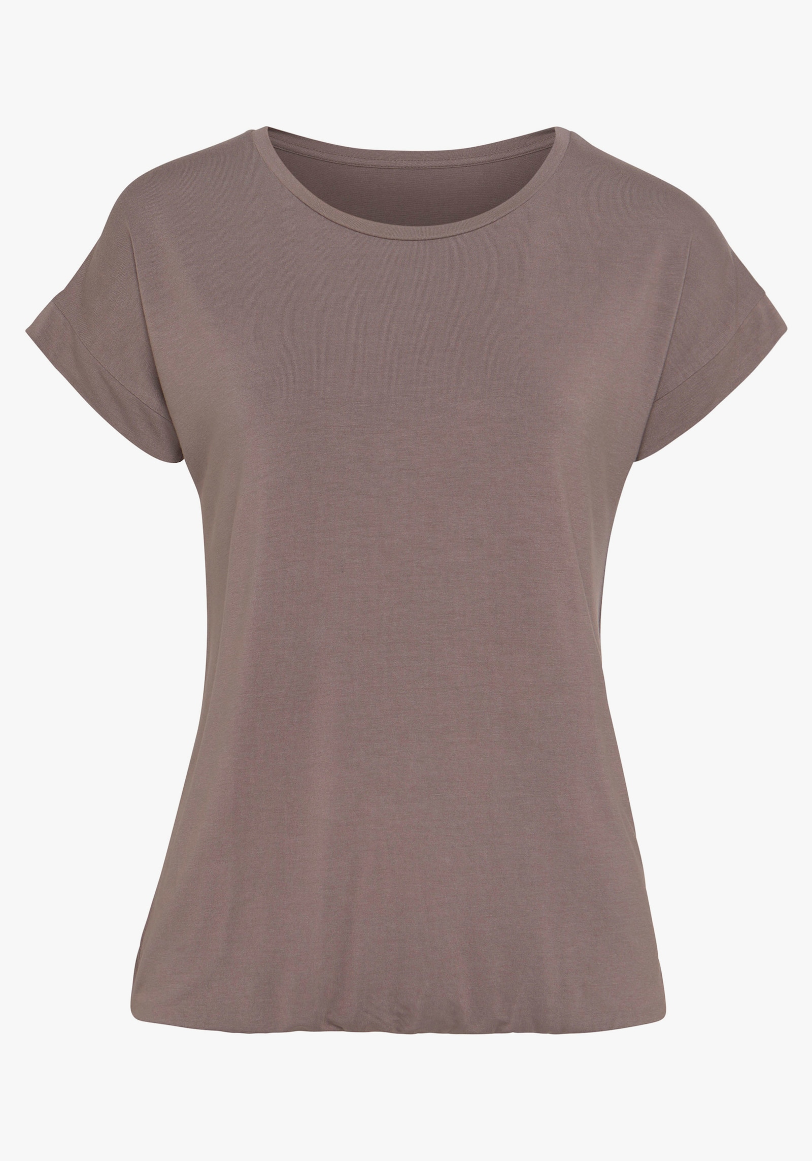 Vivance Kurzarmshirt - taupe