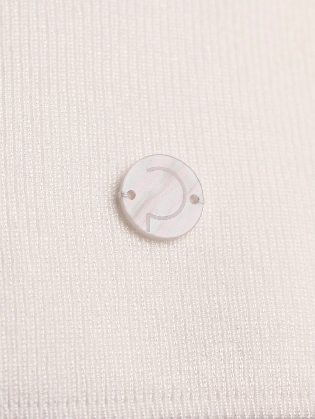 CREATION L PREMIUM Rundhalspullover - ecru