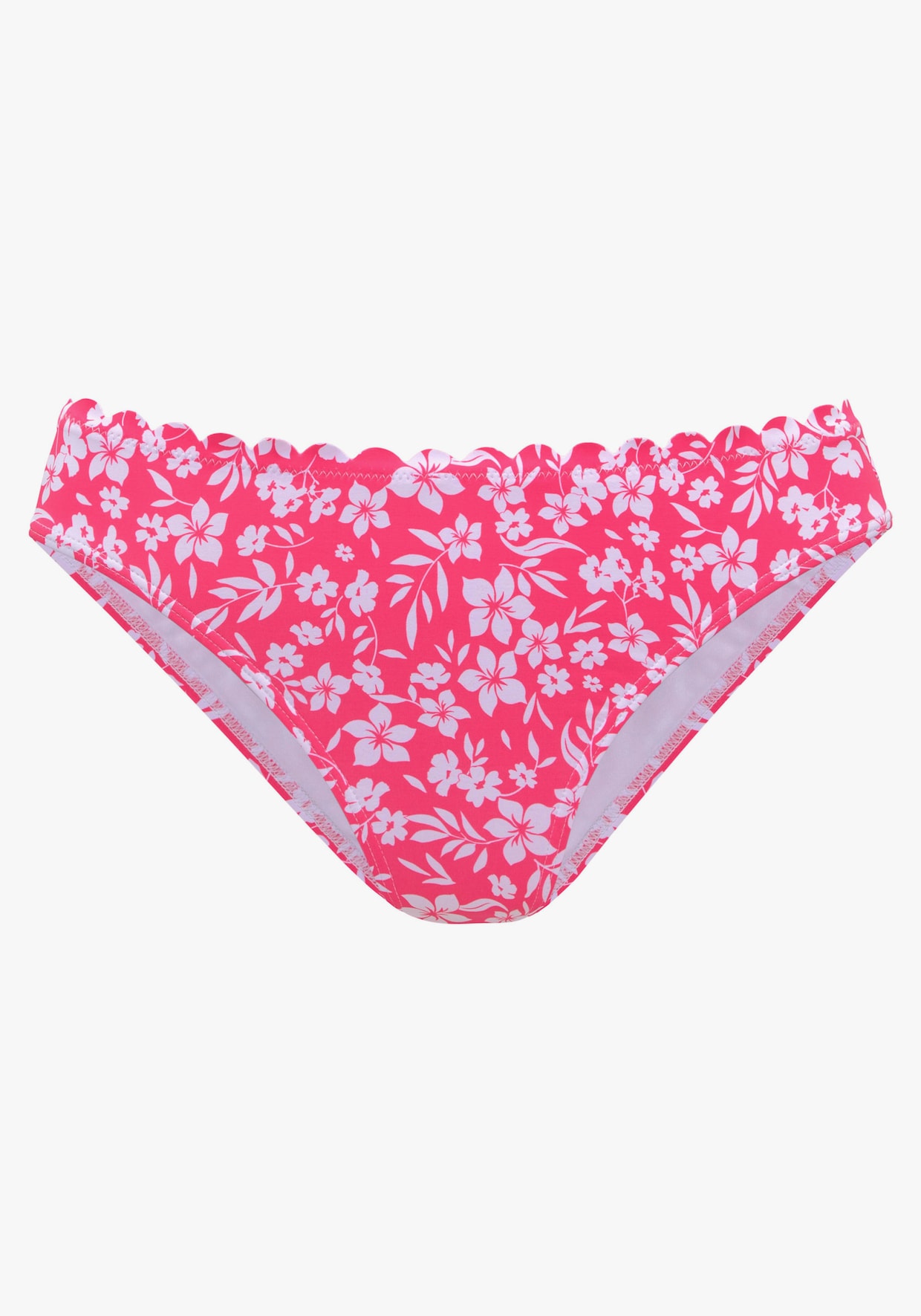 Vivance Bas de maillot de bain - rose fluo-blanc