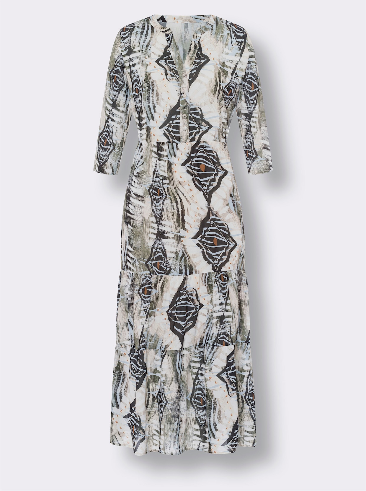 heine Robe de loisirs - sable-bleu clair imprimé