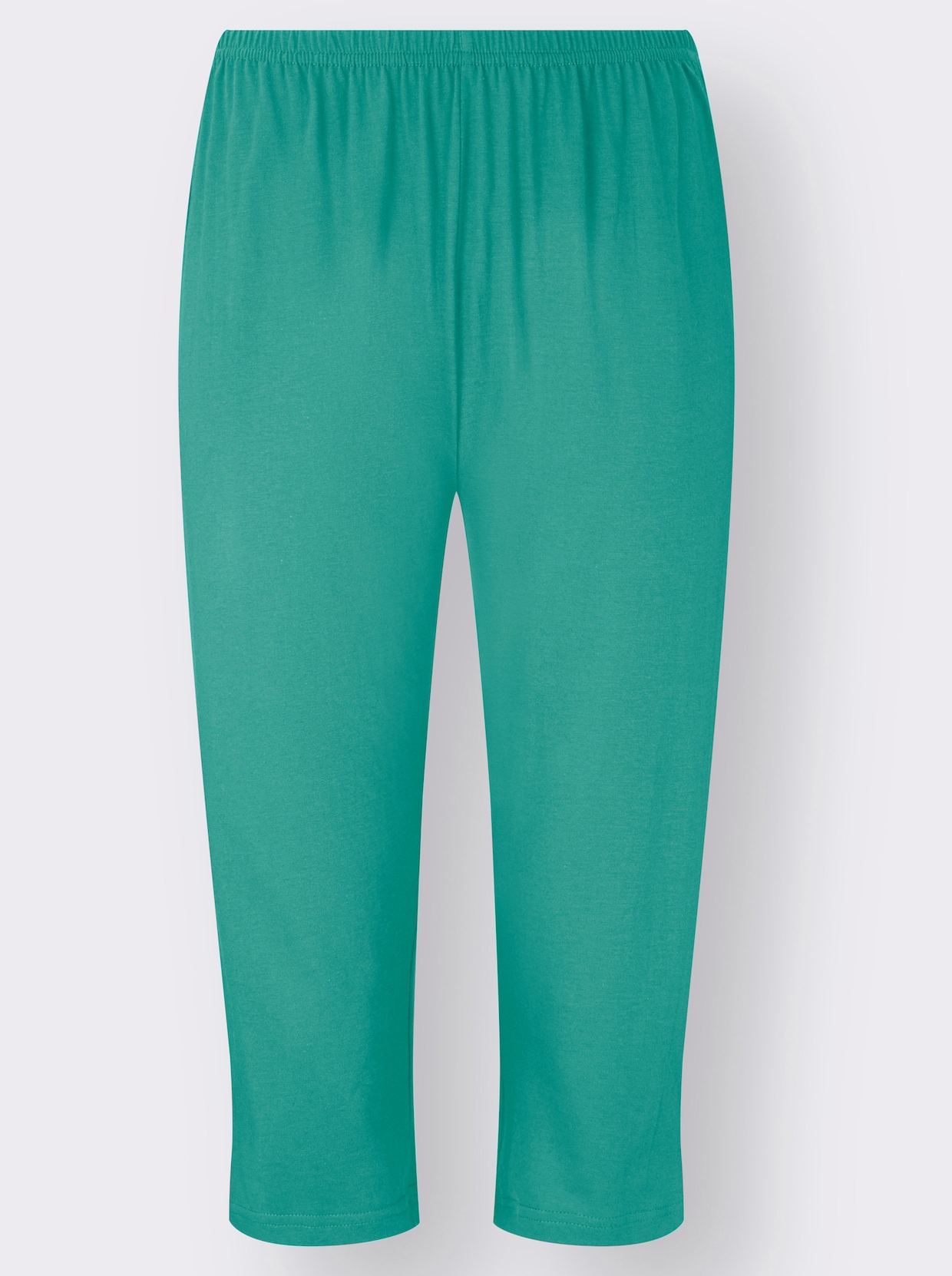 Comtessa Pyjamas courts - vert + vert à rayures fines