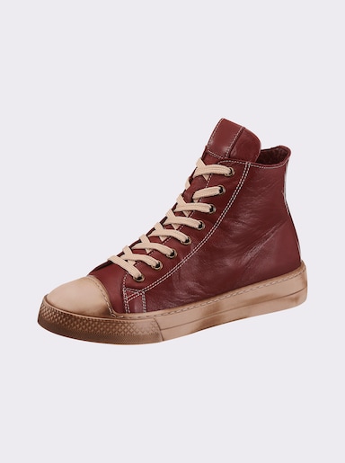 Andrea Conti Sneaker - bordeaux-taupe