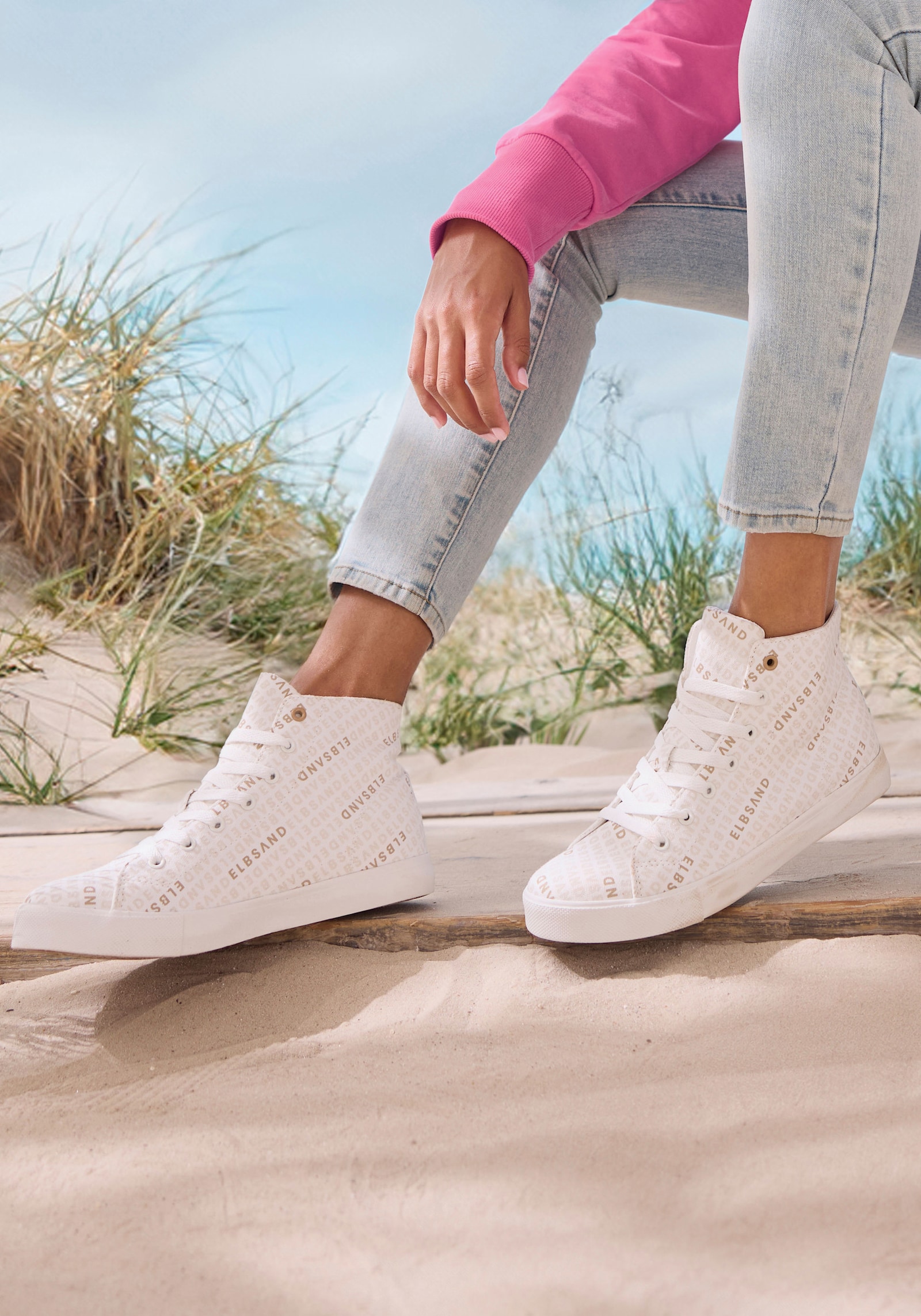 Elbsand Laarsje - wit
