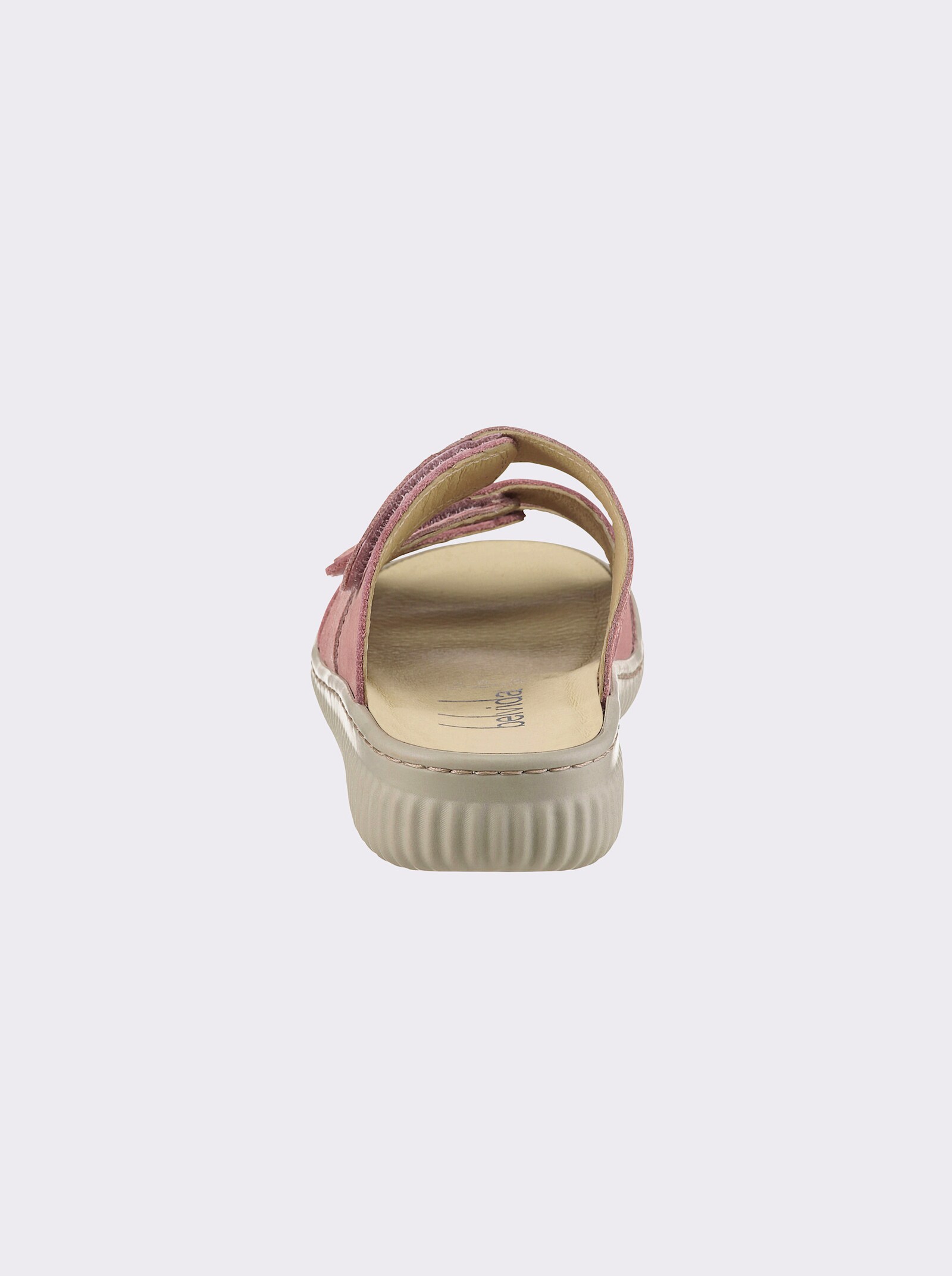 Belvida Pantolette in Leder-Vollausstattung - rosenholz