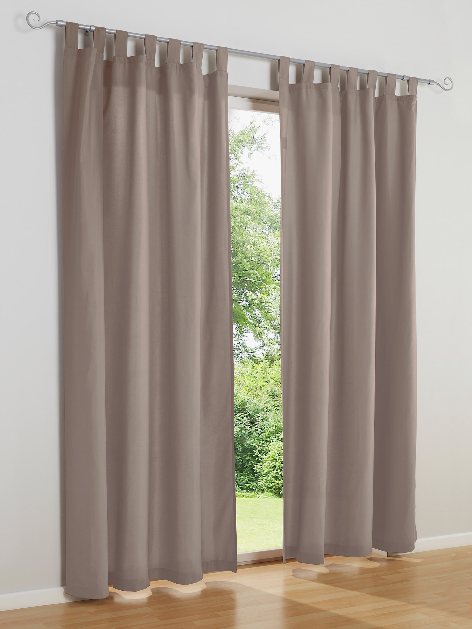 heine home Dekoschal - taupe