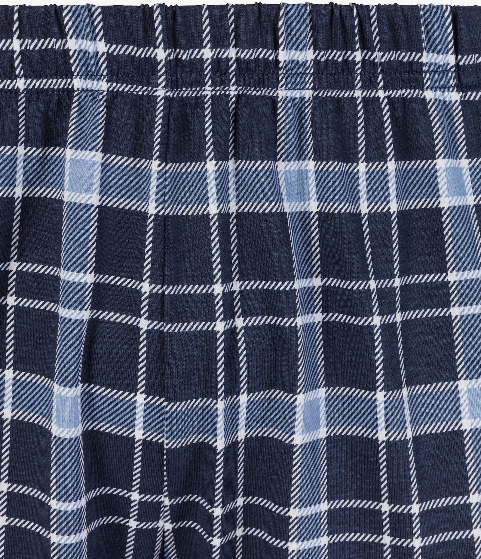 s.Oliver Pyjama - marine-kariert