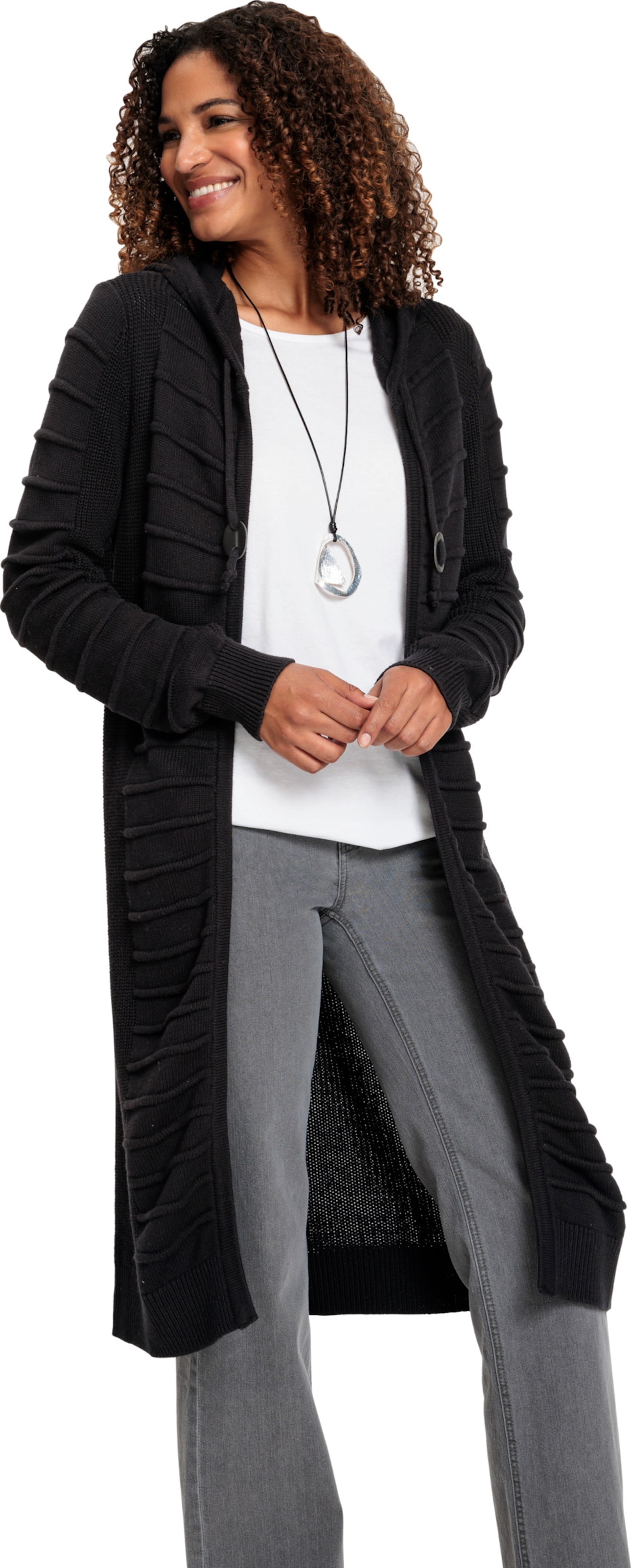 Thumbnail - Longstrickjacke