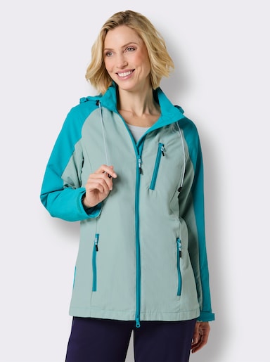 Catamaran Sports Funktionsjacke mit 1 Reißverschluss-Innentasche - kalkmint-türkis