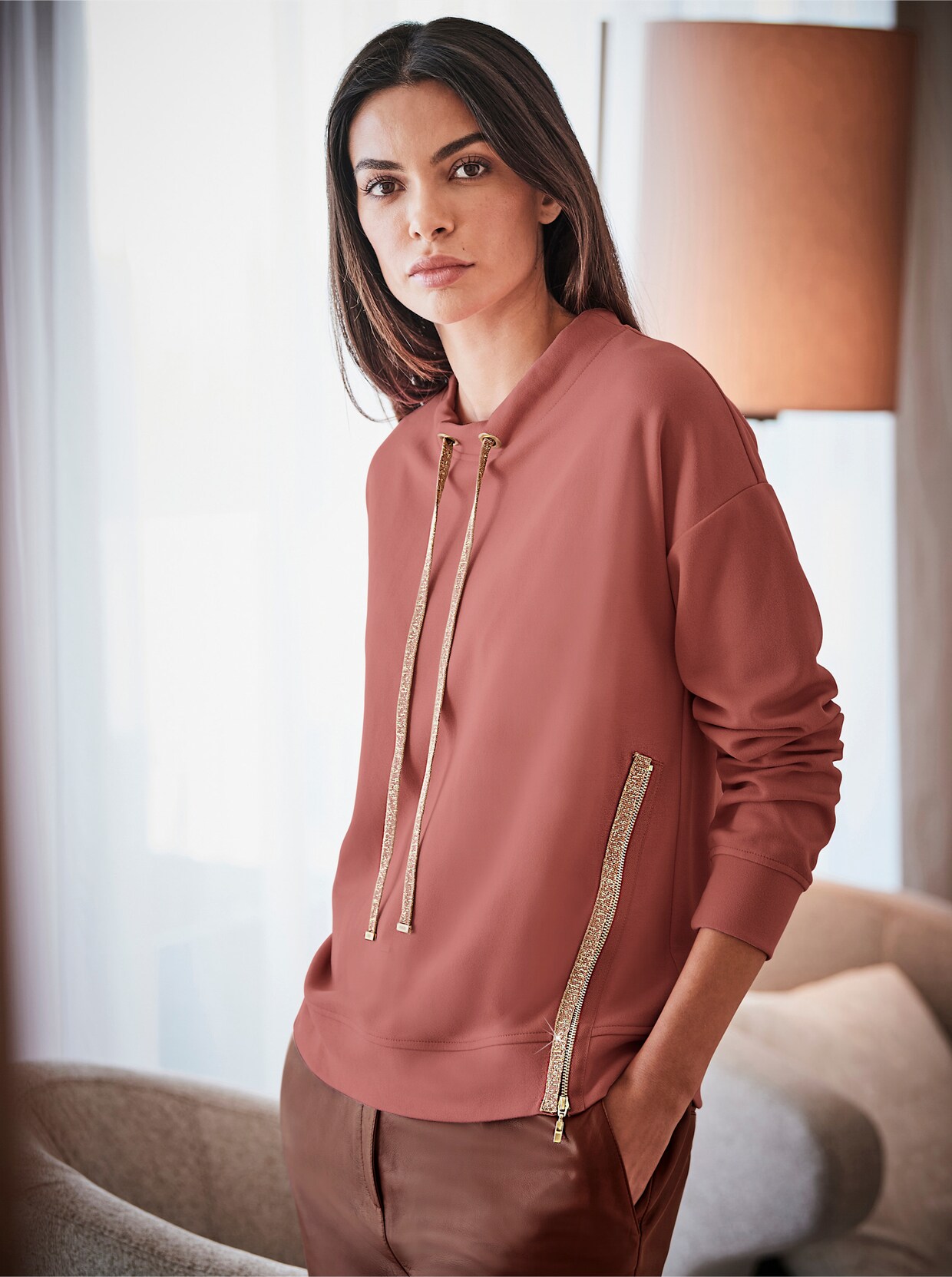 heine Sweat-shirt - rose flamant