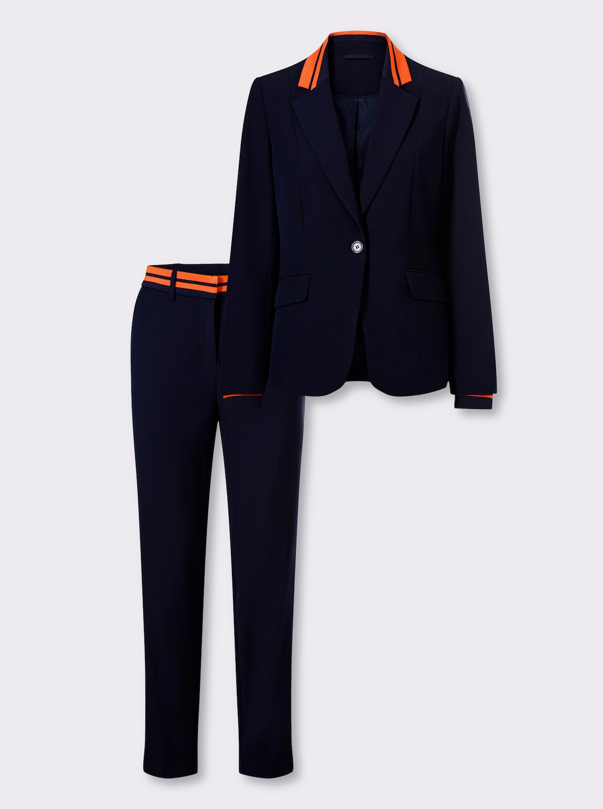 heine Hosenanzug - marine-orange