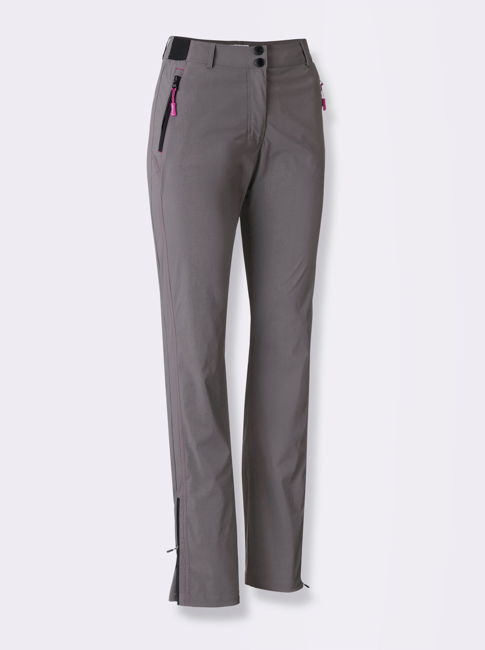 Funktionshose mit seitlichem Dehnbund - anthrazit