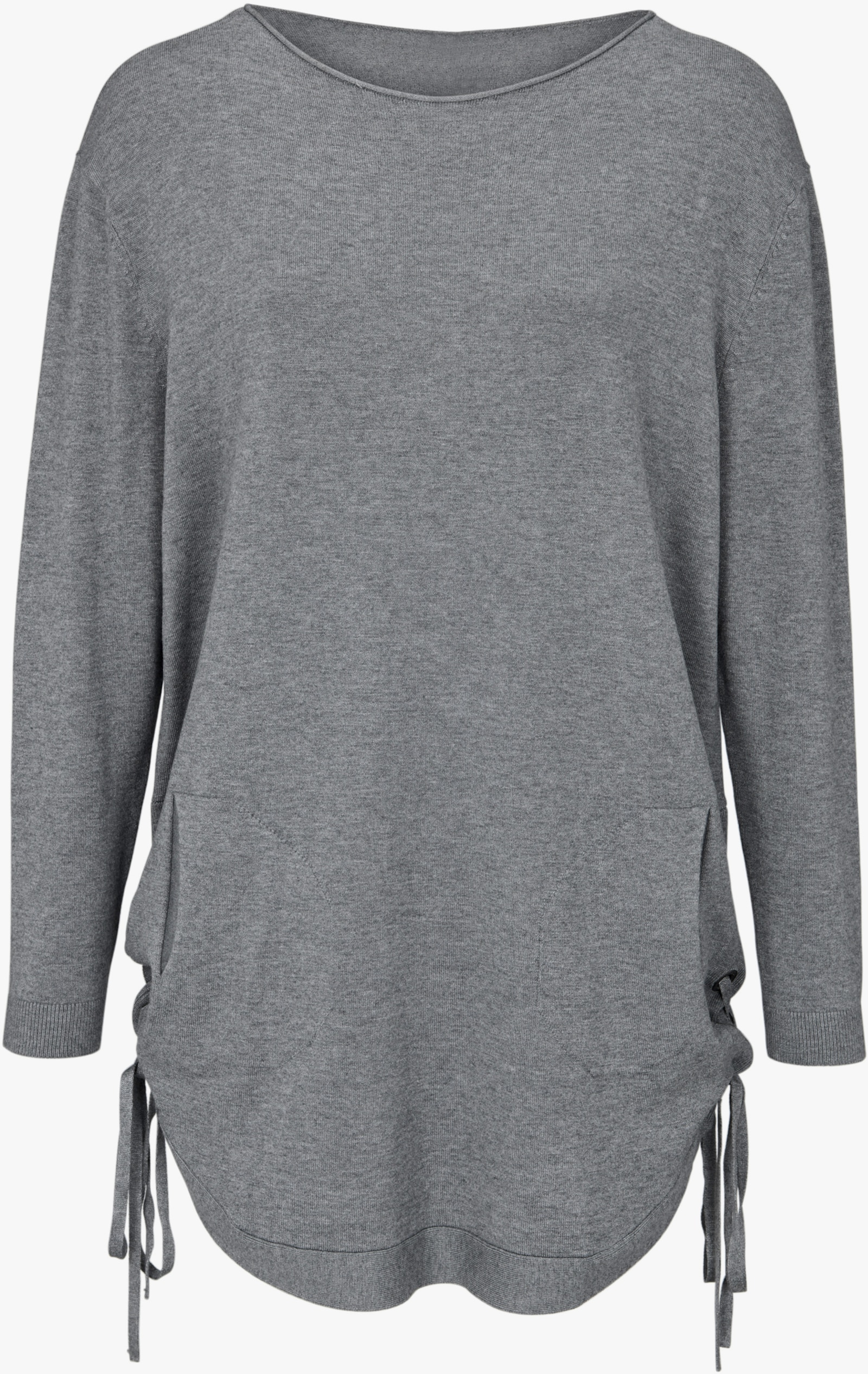 heine Longpullover im Oversized-Style - grau-melange