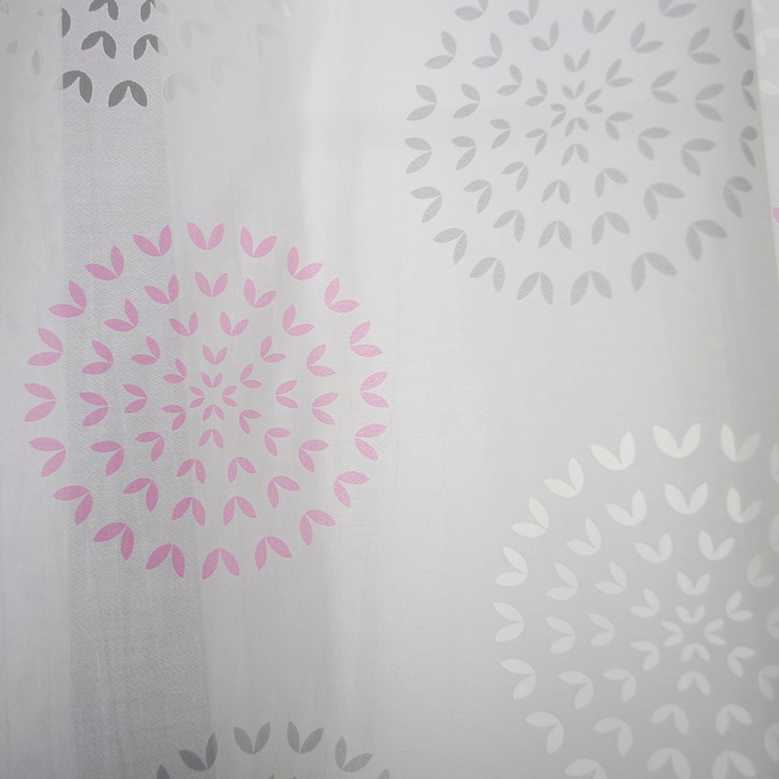 heine home Raffrollo - rosé- weiß