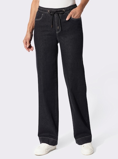 Schlupfjeans - black denim