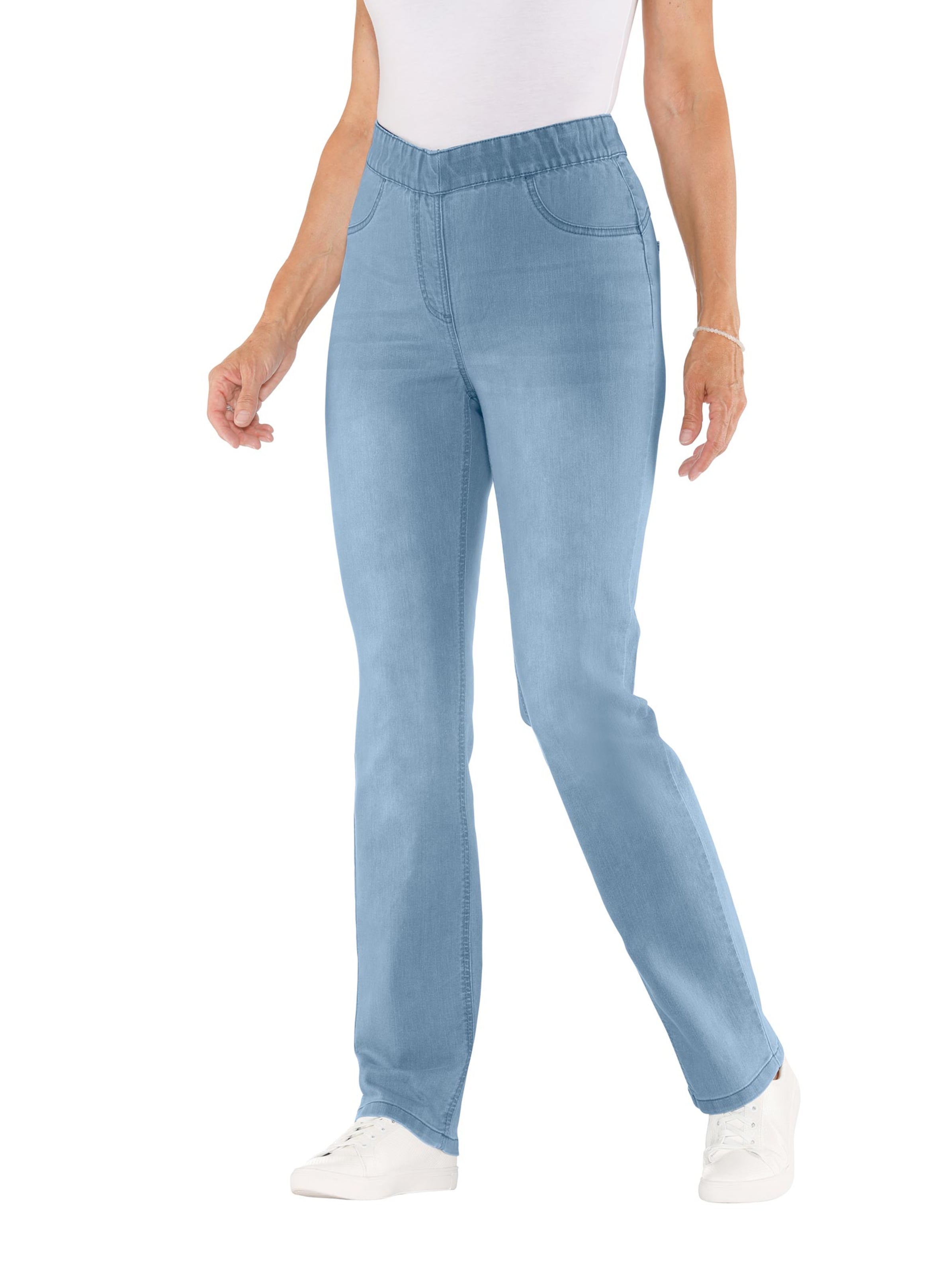 Jeans - blue-bleached