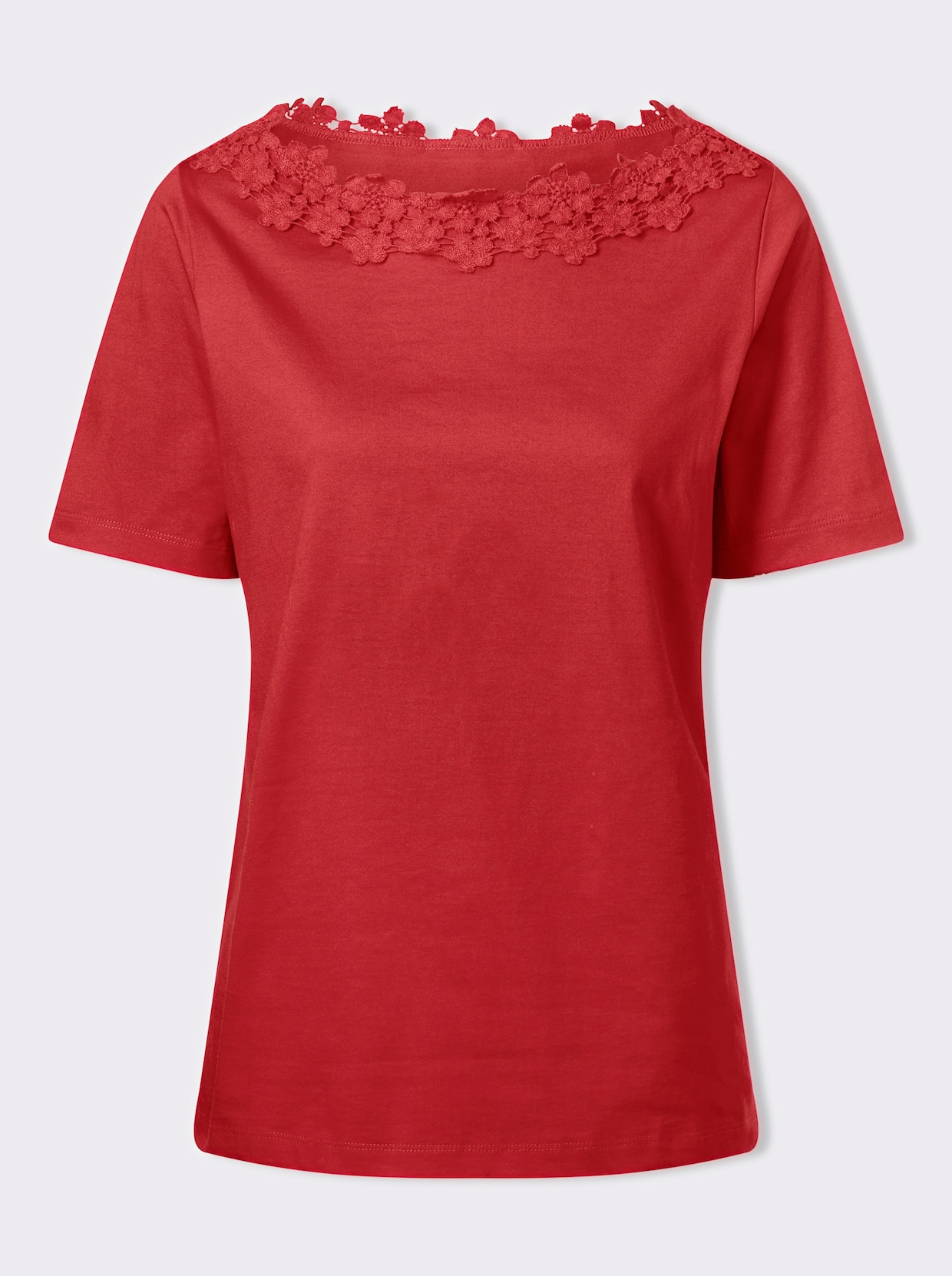 Kurzarmshirt - rot
