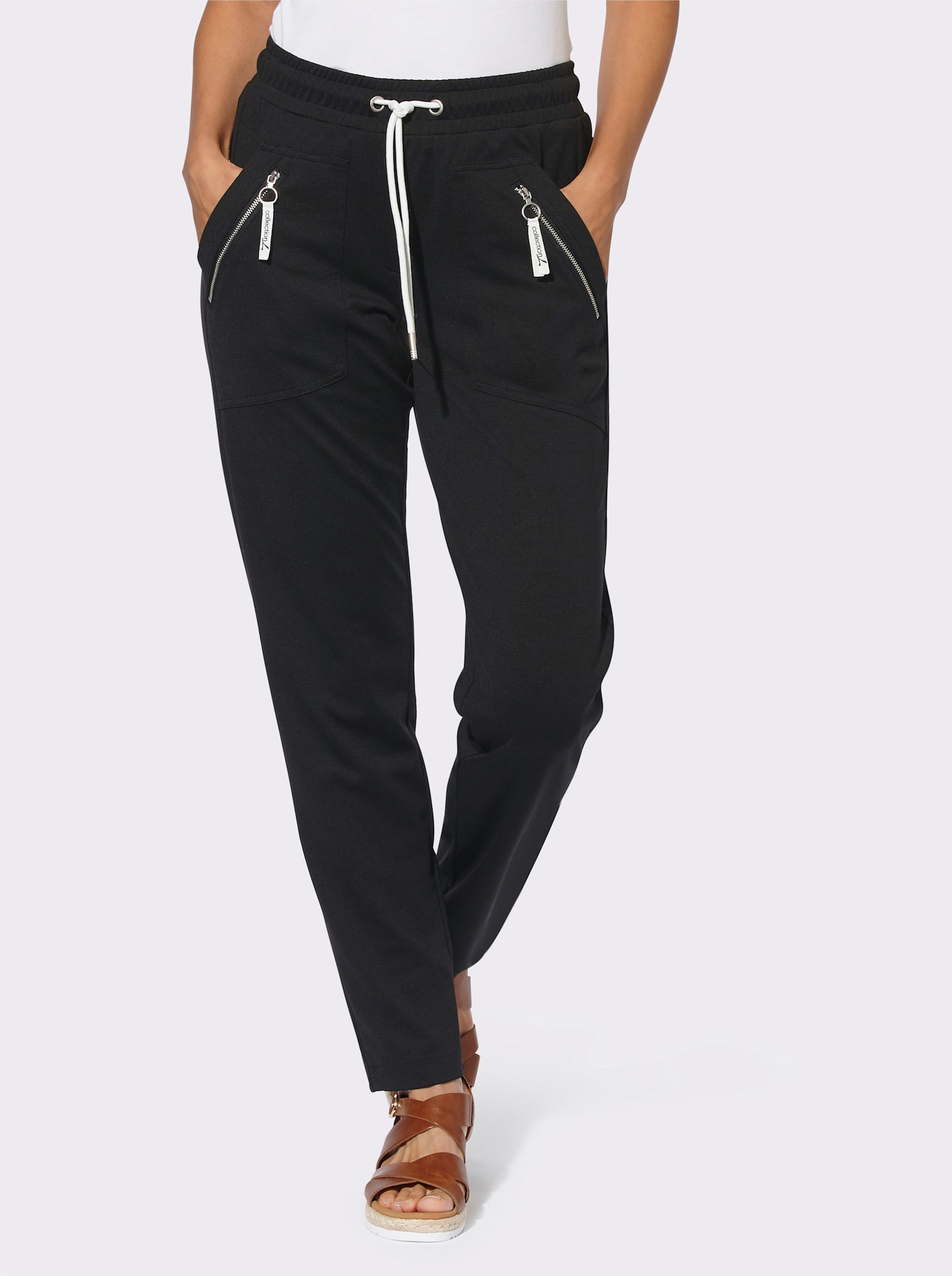 Pantalon en qualité extensible - noir