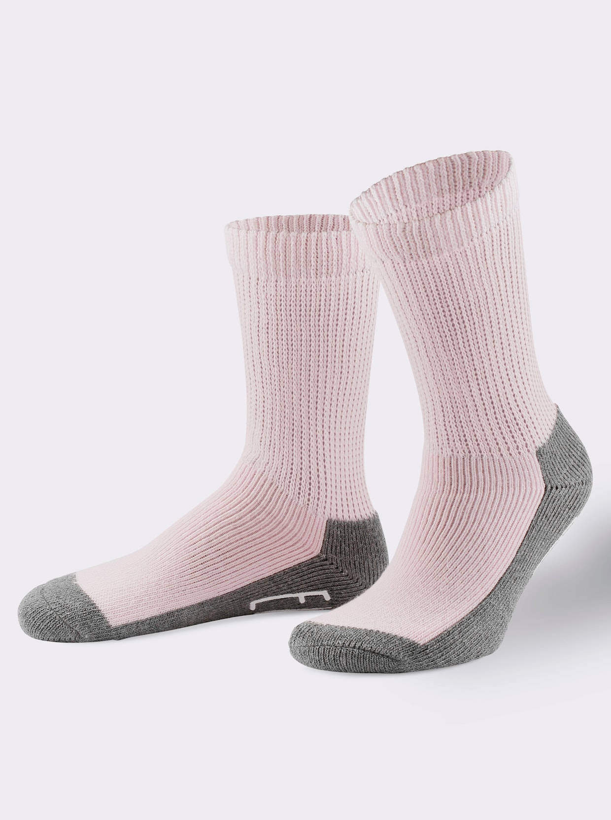 wäschepur Socken - rosé-grau