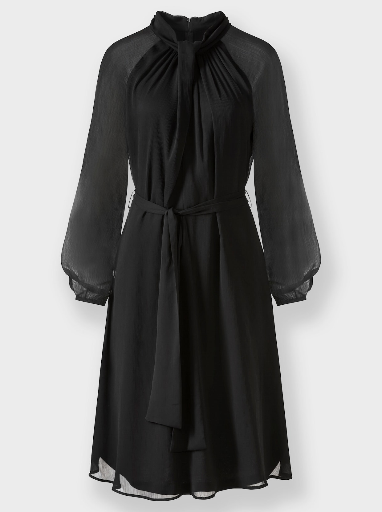 heine Chiffon jurk - zwart