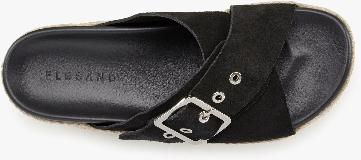Elbsand slippers - zwart