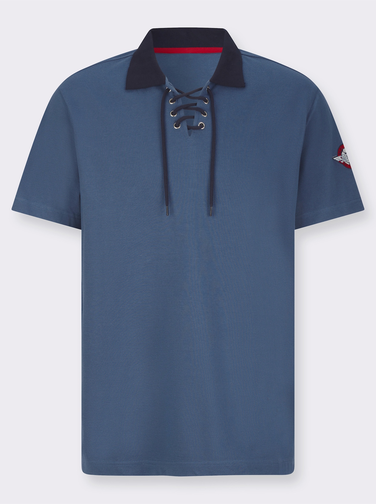 Poloshirt - jeansblau