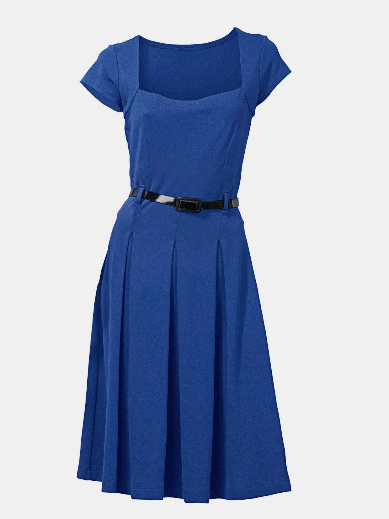 Ashley Brooke Jersey jurk - koningsblauw