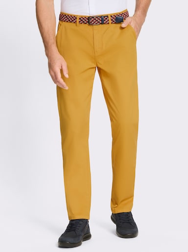 Marco Donati Hose in leichter Twill-Qualität - ocker