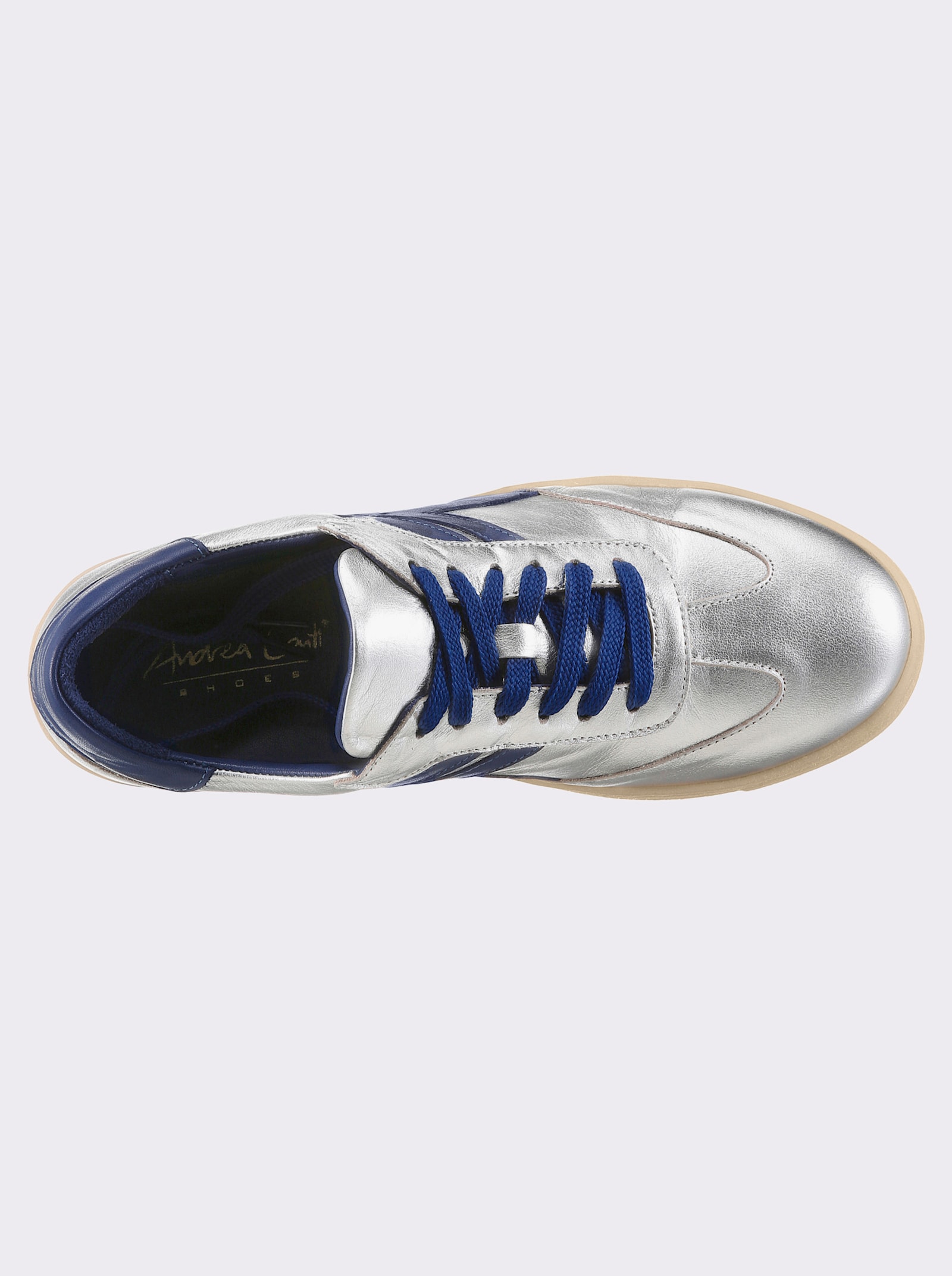 Andrea Conti Sneaker - silberfarben-blau