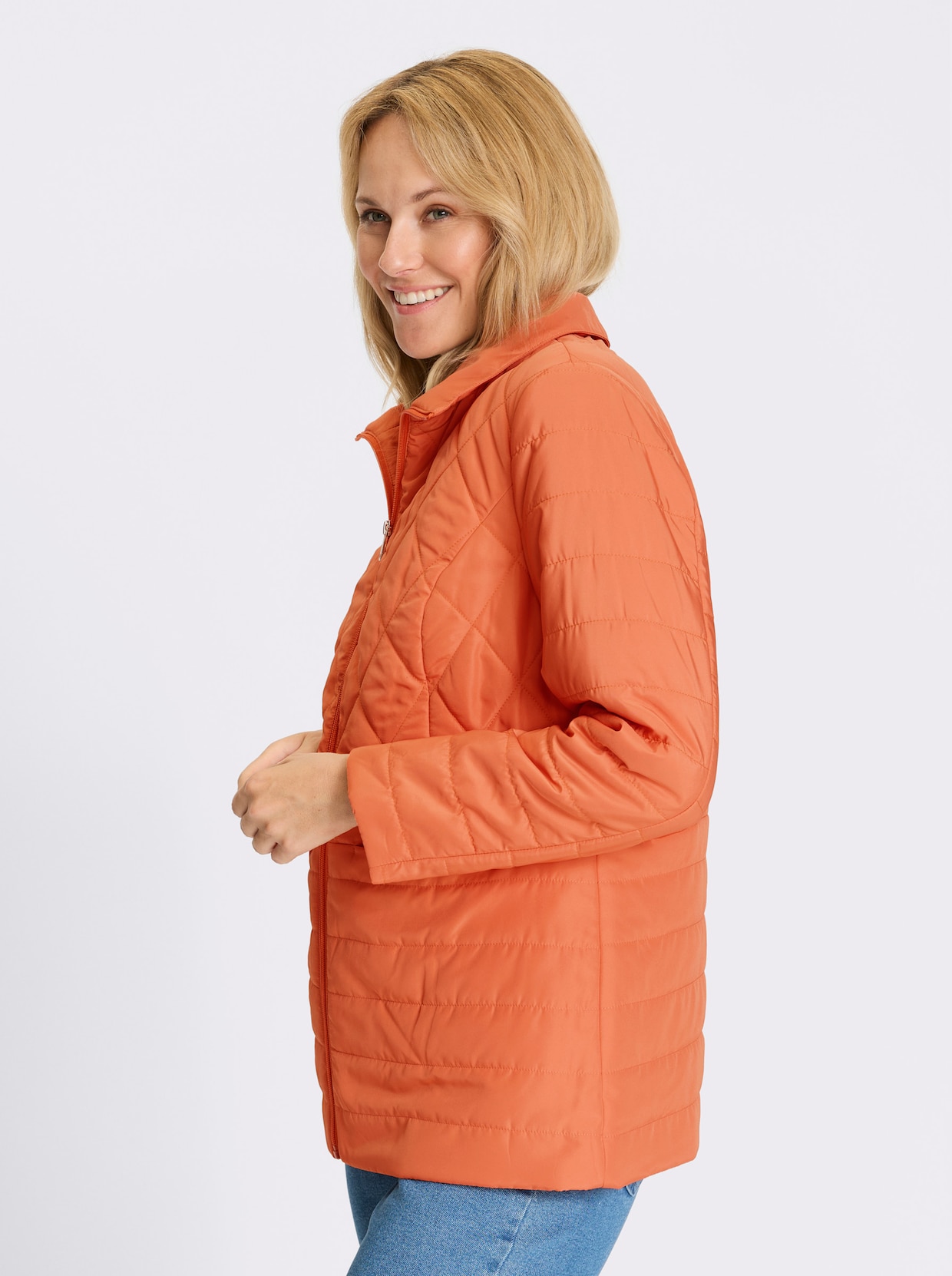 Steppjacke - papaya