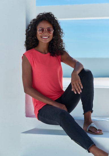 LASCANA Shirttop - koralle