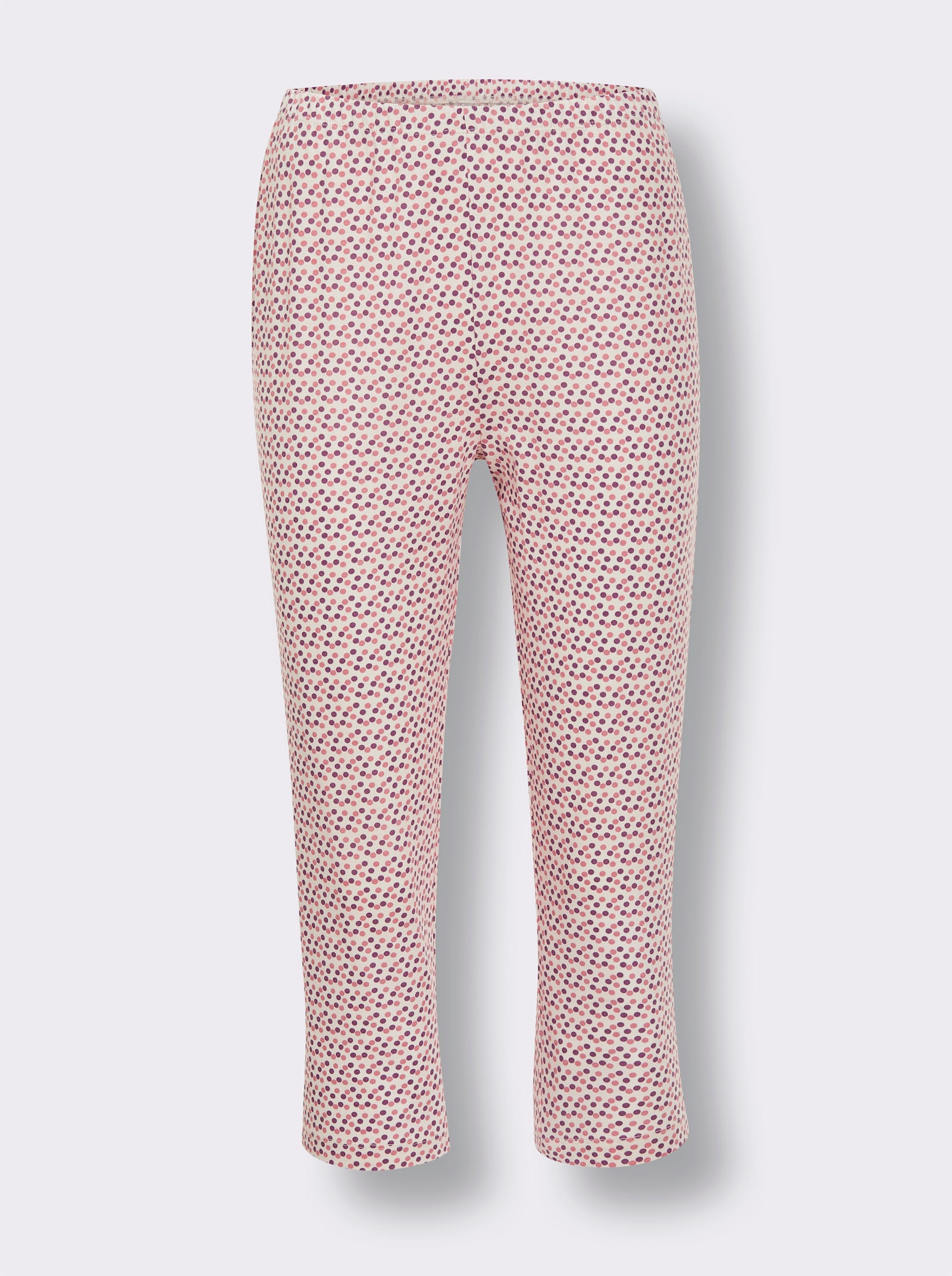 wäschepur Schlafanzug mit Pünktchenprint - flamingo-champagner-getupft