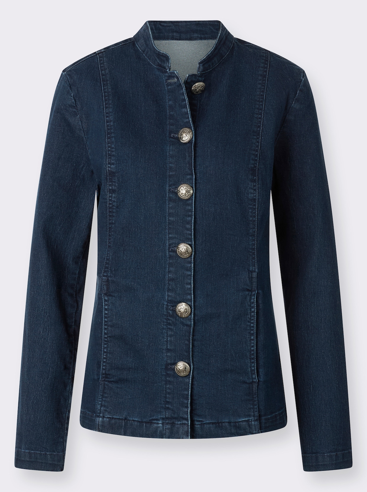 Jeansblazer - blue-stonewashed