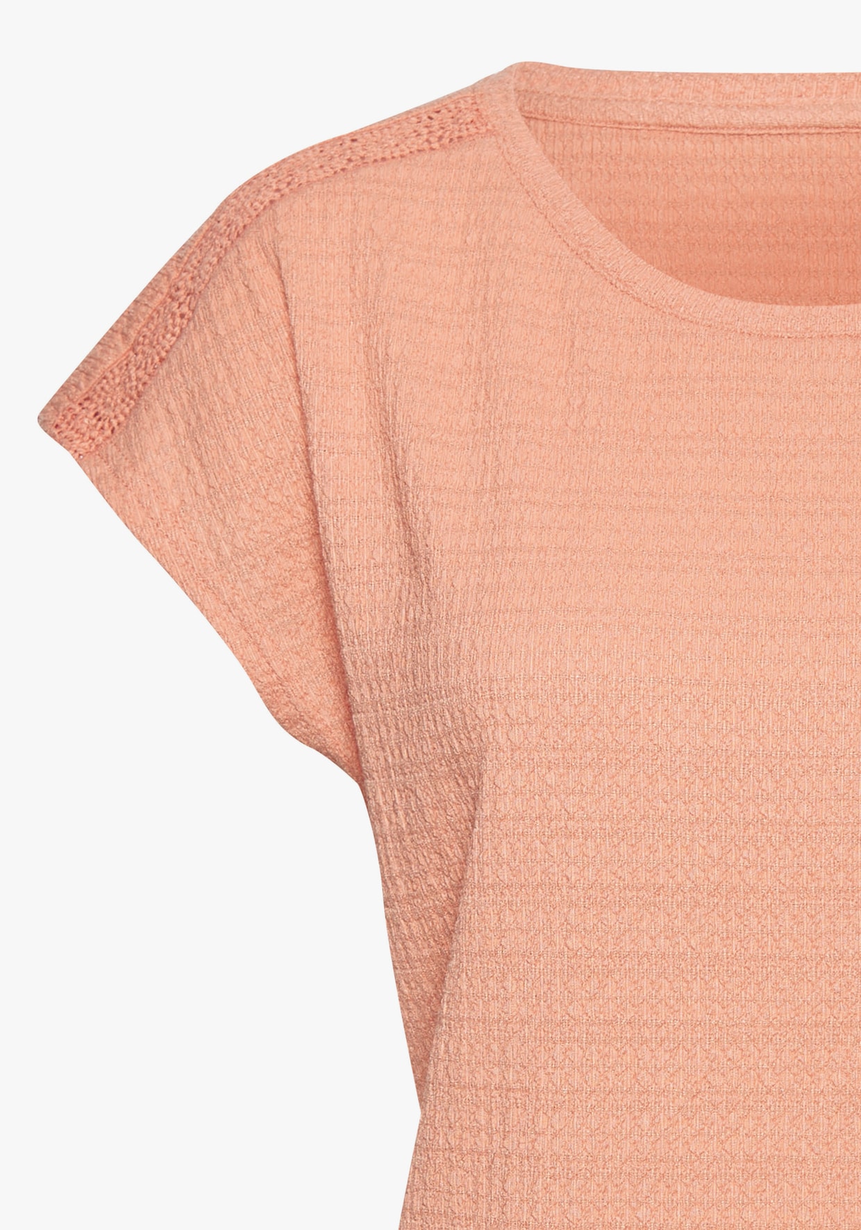 Vivance Shirt met ronde hals - peach