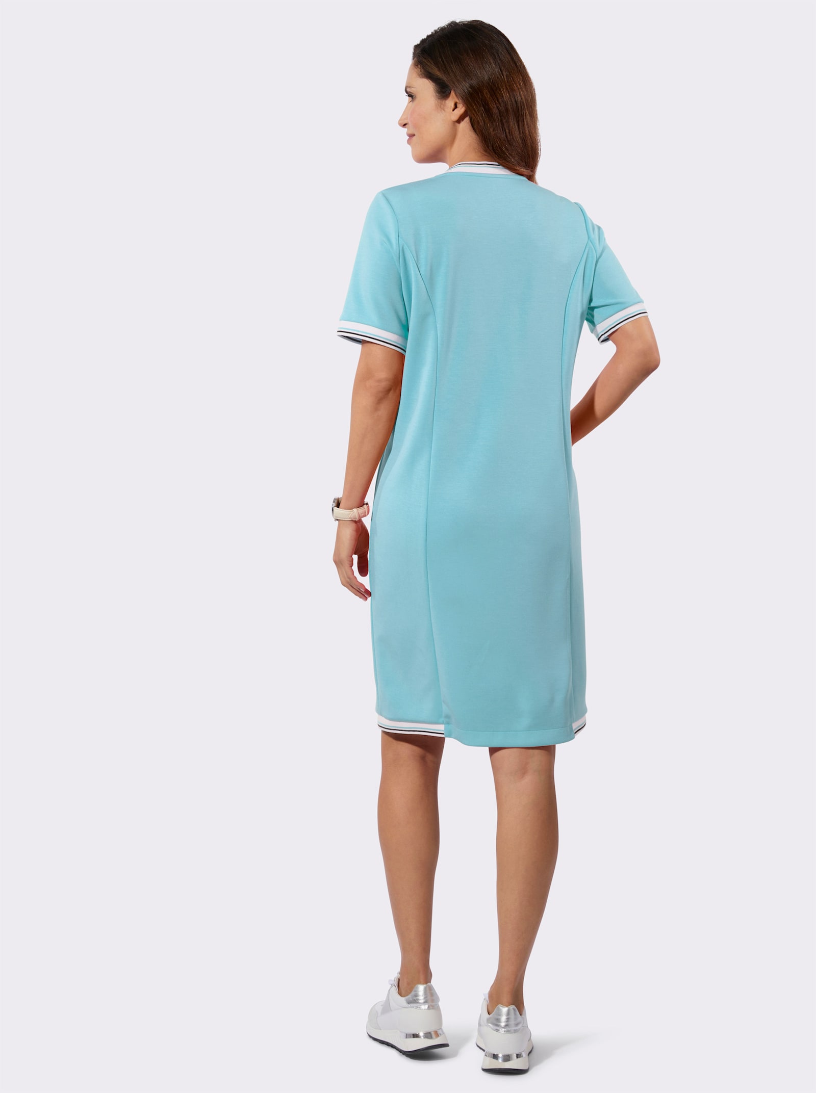 Sweatkleid in Super-Soft-Qualität - aquamarin