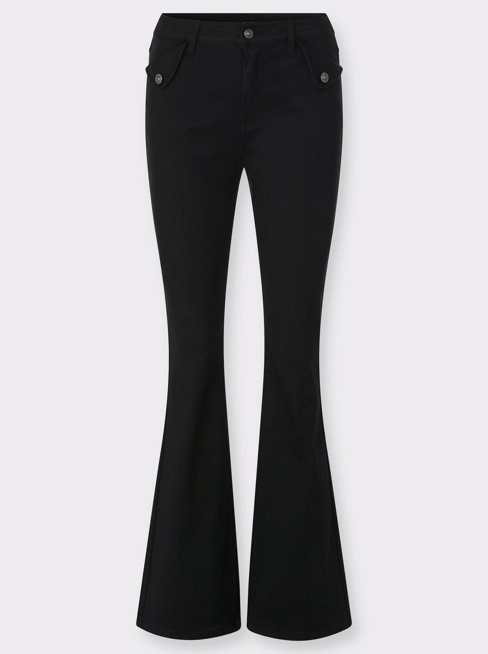 Jeans im Bootcut-Style - black denim