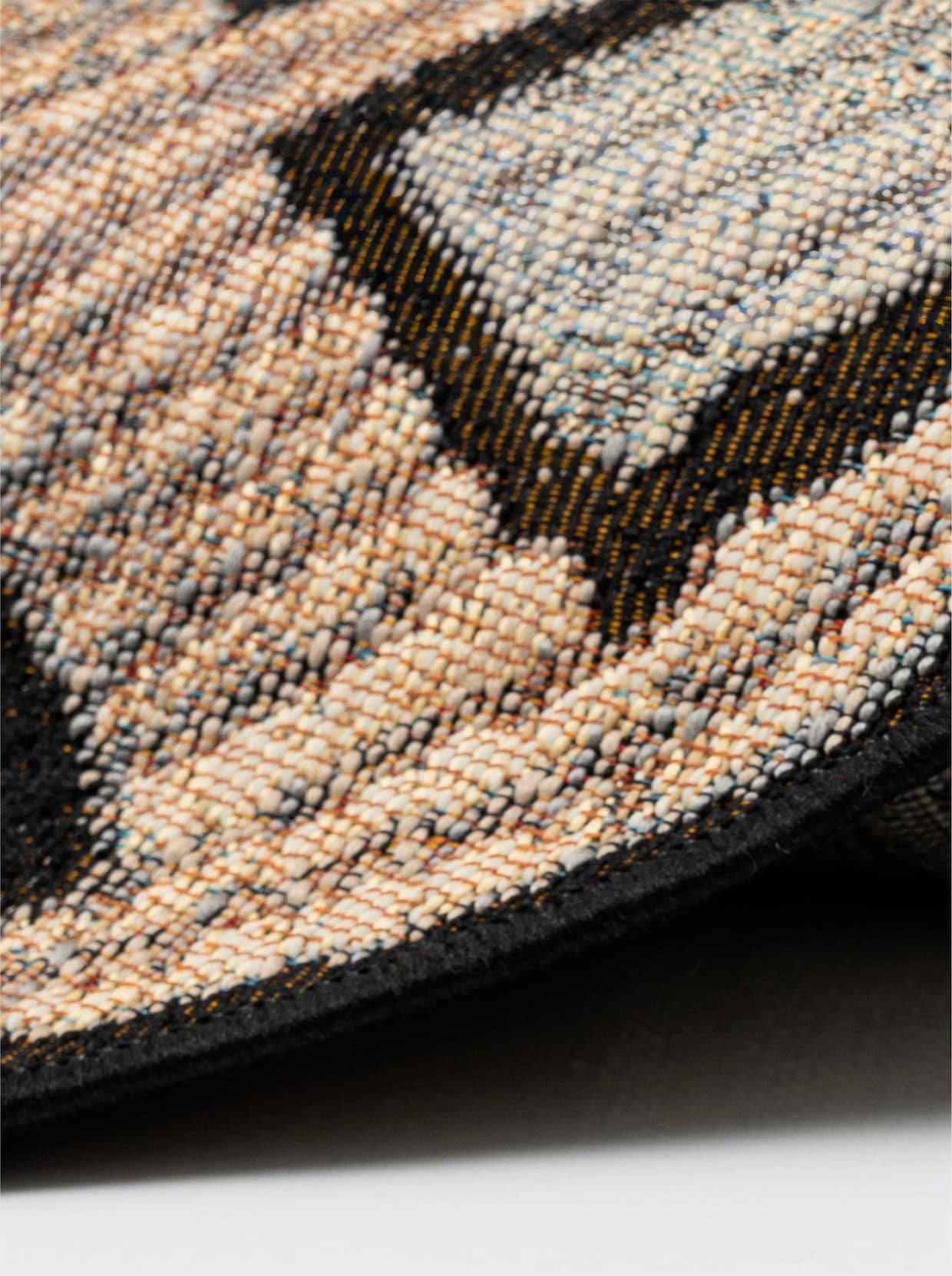 Theko Teppich - beige-gemustert