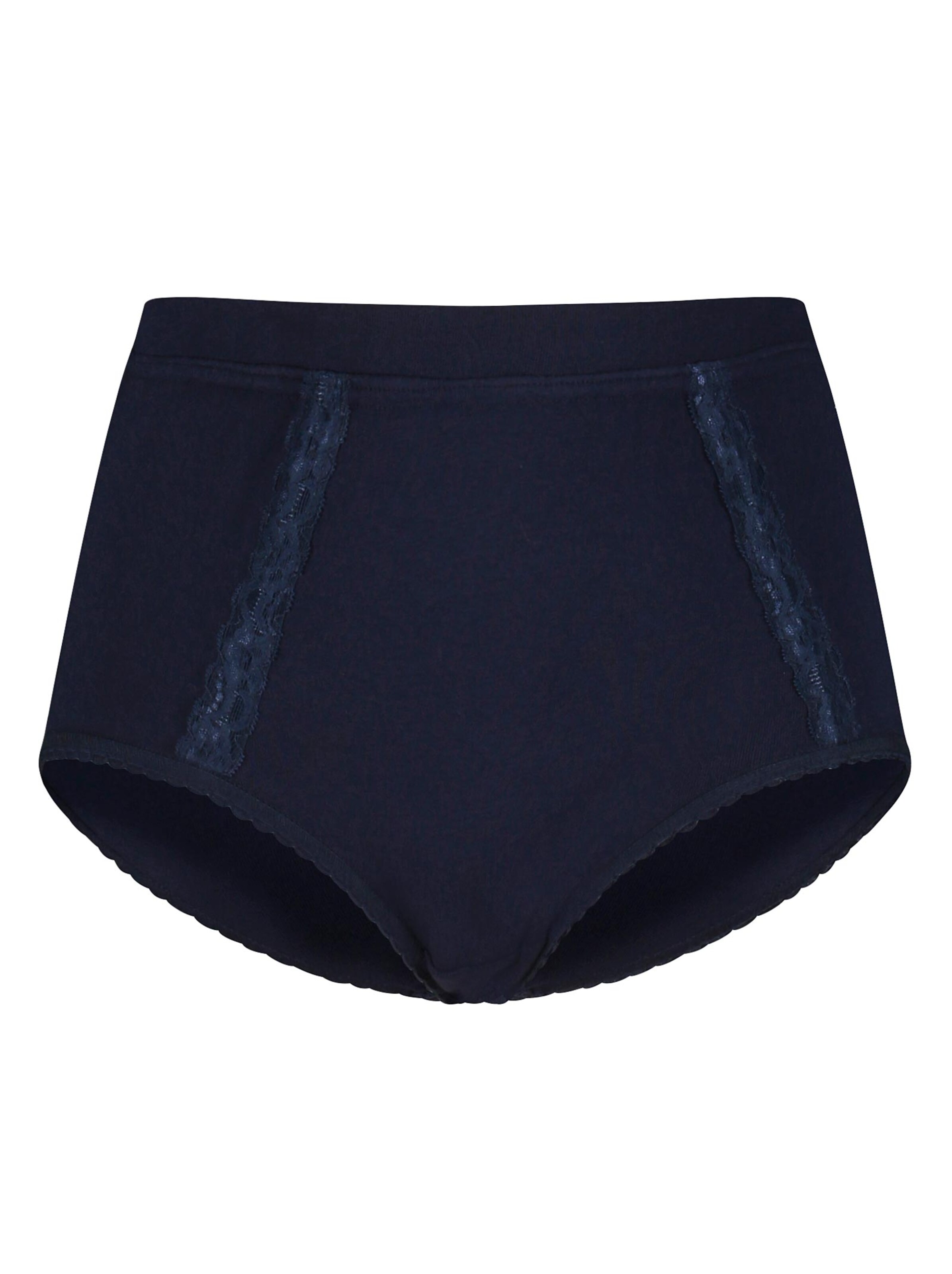 wäschepur Taillenslip - weiß + marine + bordeaux