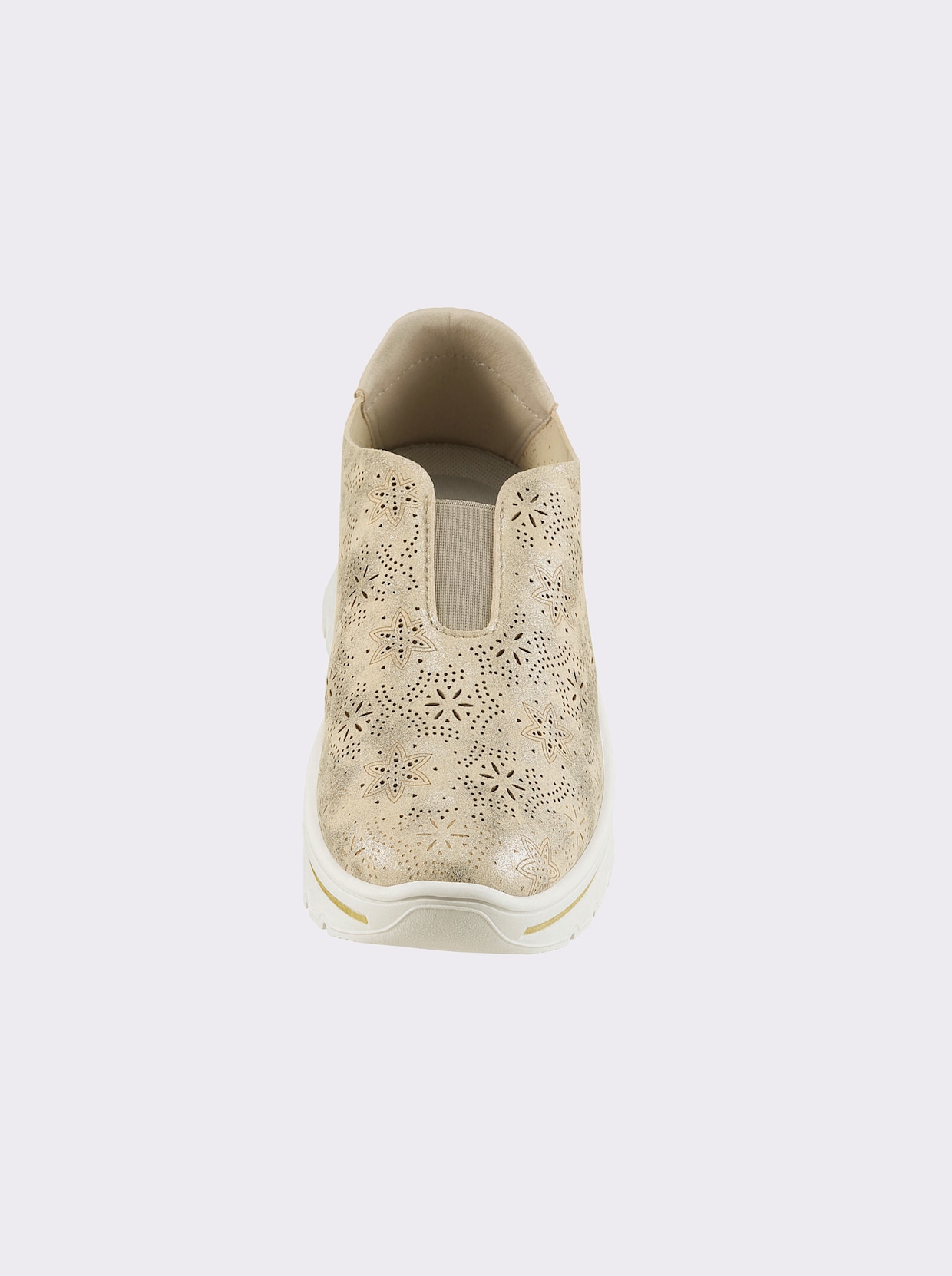 heine instapper - taupe/metallic
