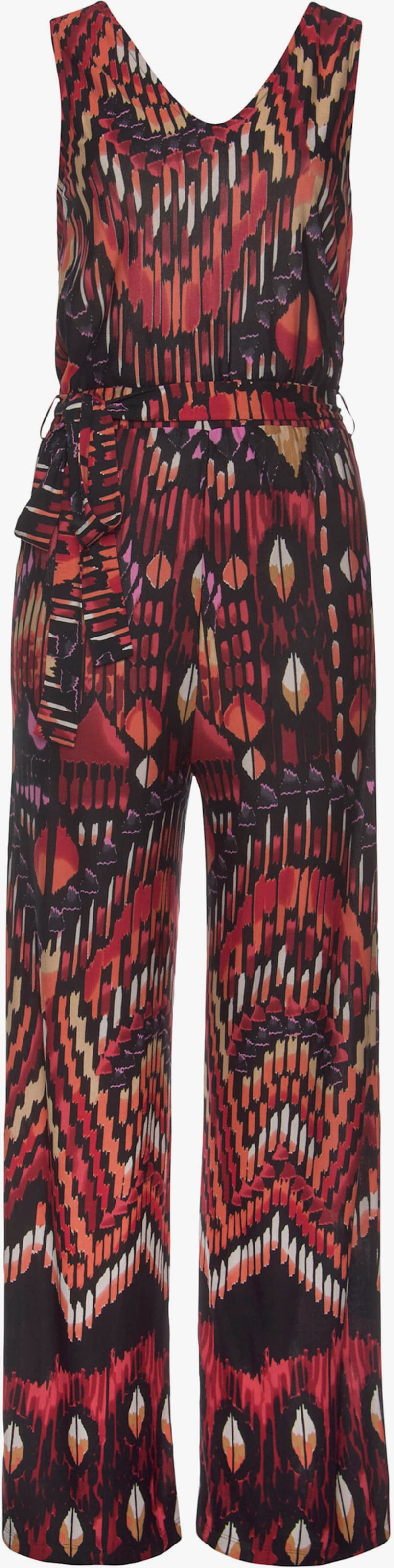 Buffalo Overall - rood geprint