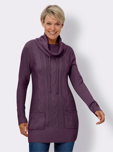 Longpullover - traube