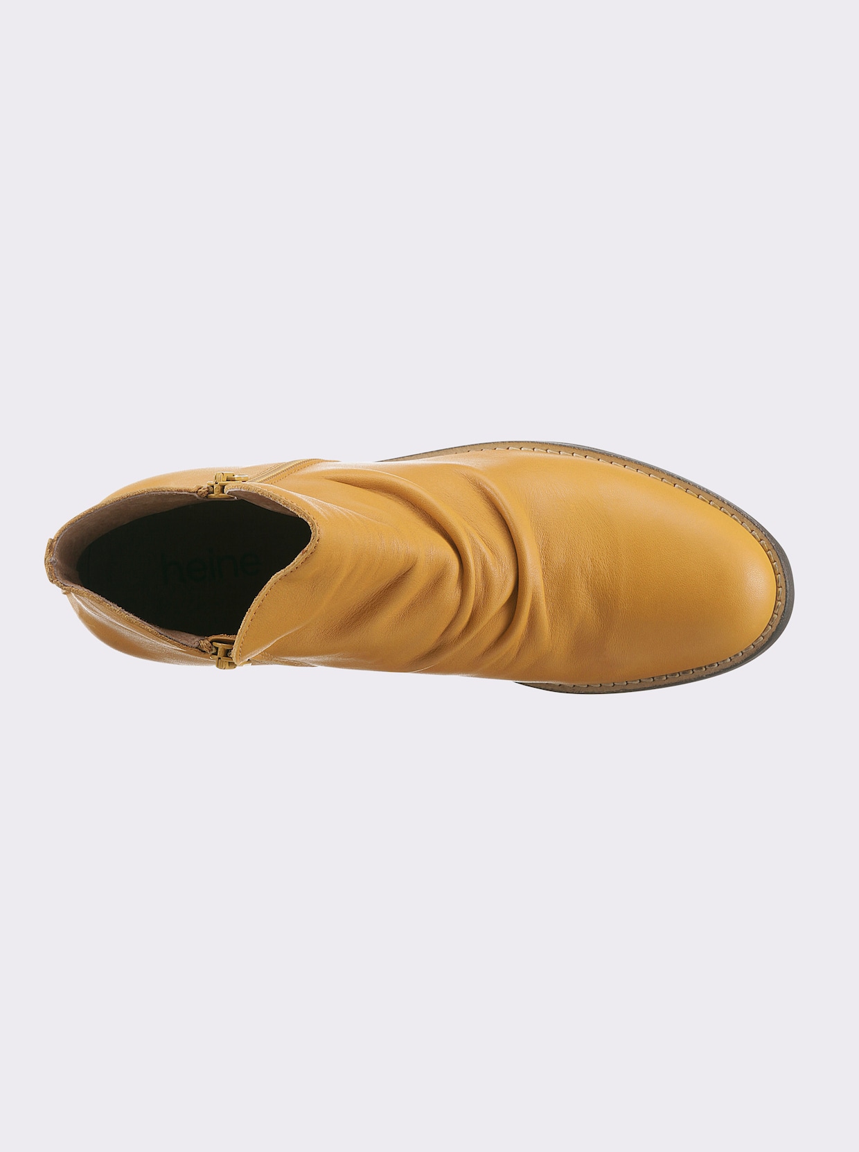 heine Bottines - jaune moutarde