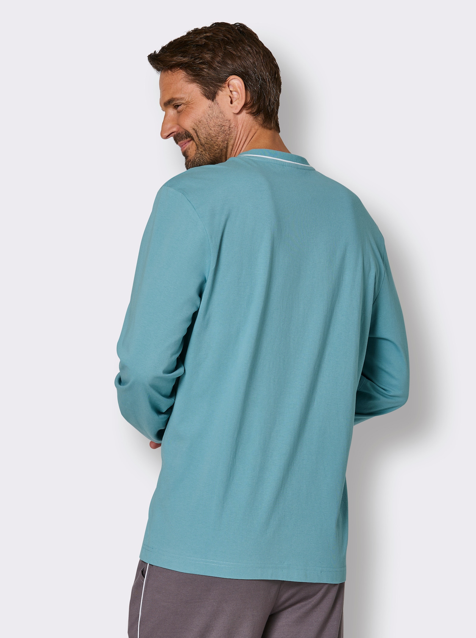 wäschepur men Pyjama-Shirt - oceaan