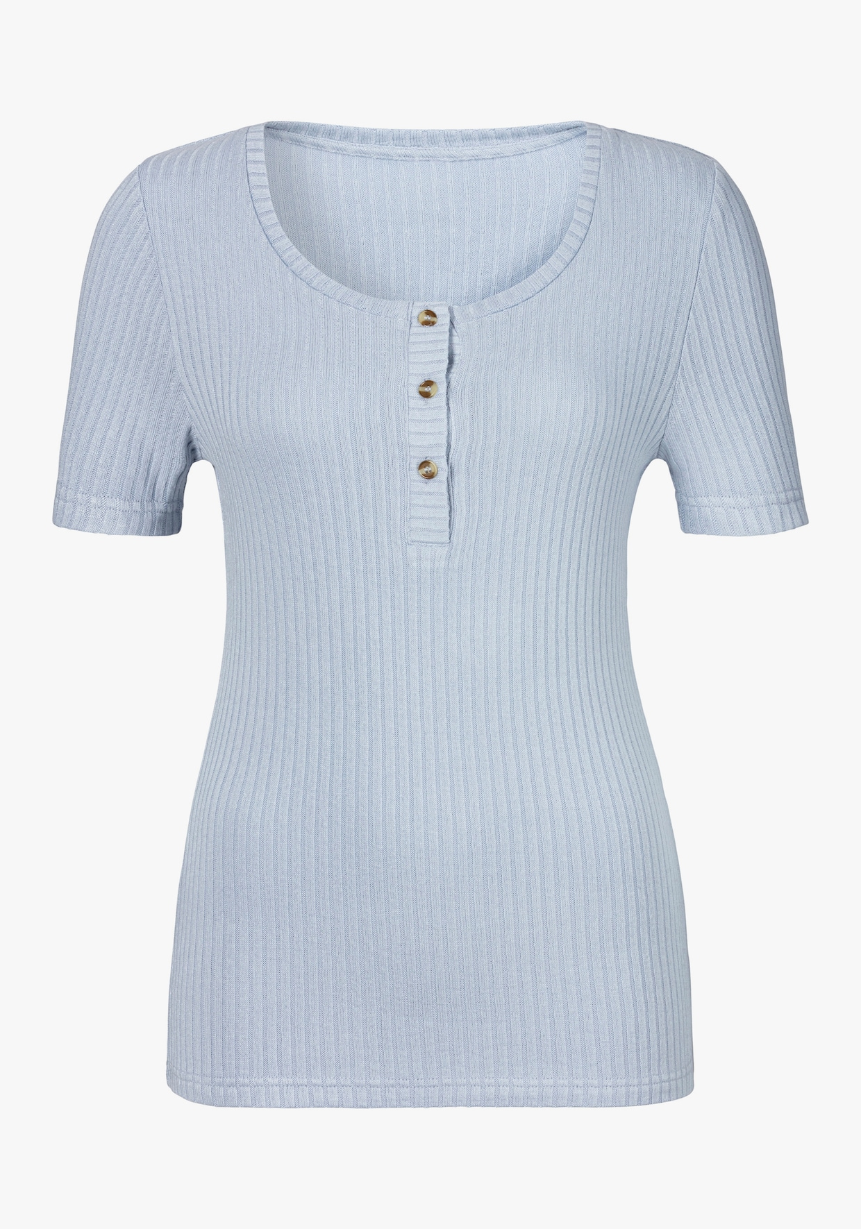 LASCANA T-shirt - lichtblauw