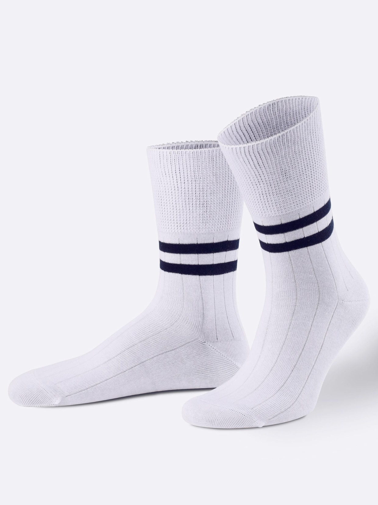 wäschepur Herren-Socken - weiß