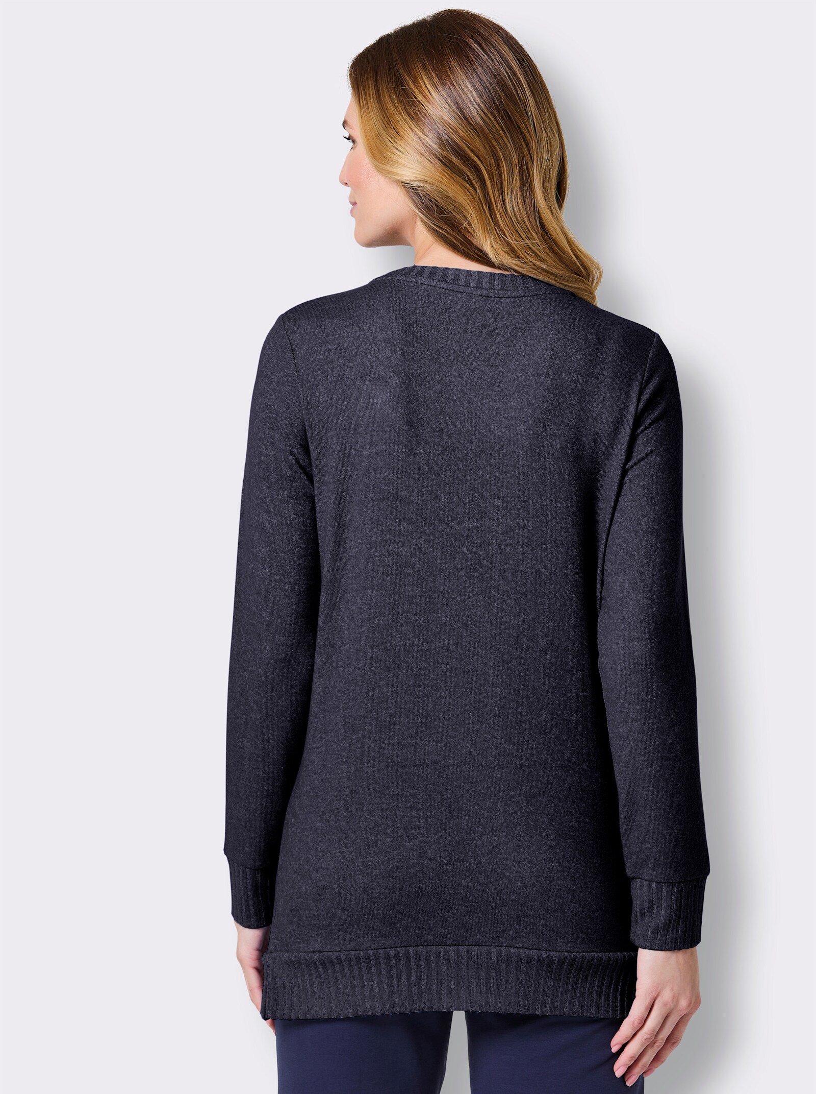 Langarmshirt - marine