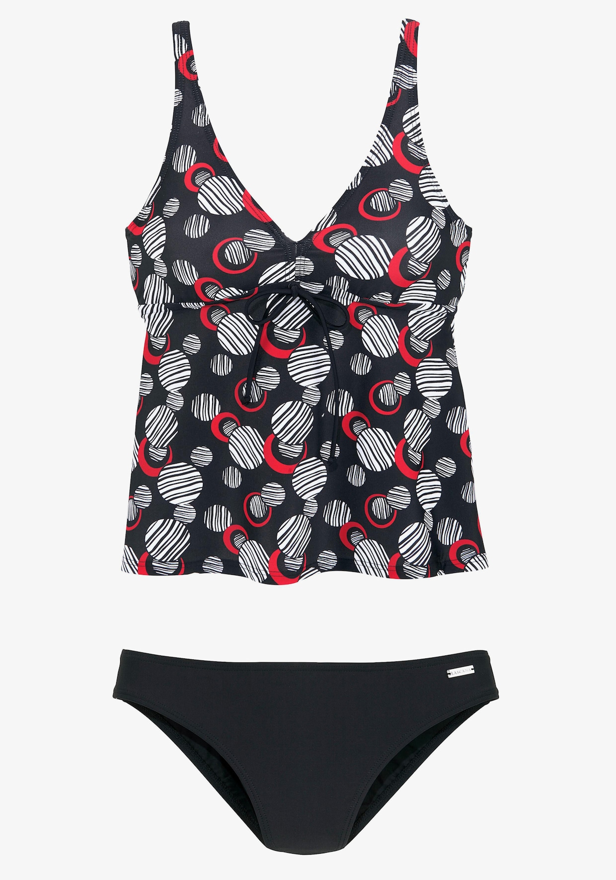 LASCANA Beugeltankini - zwart geprint